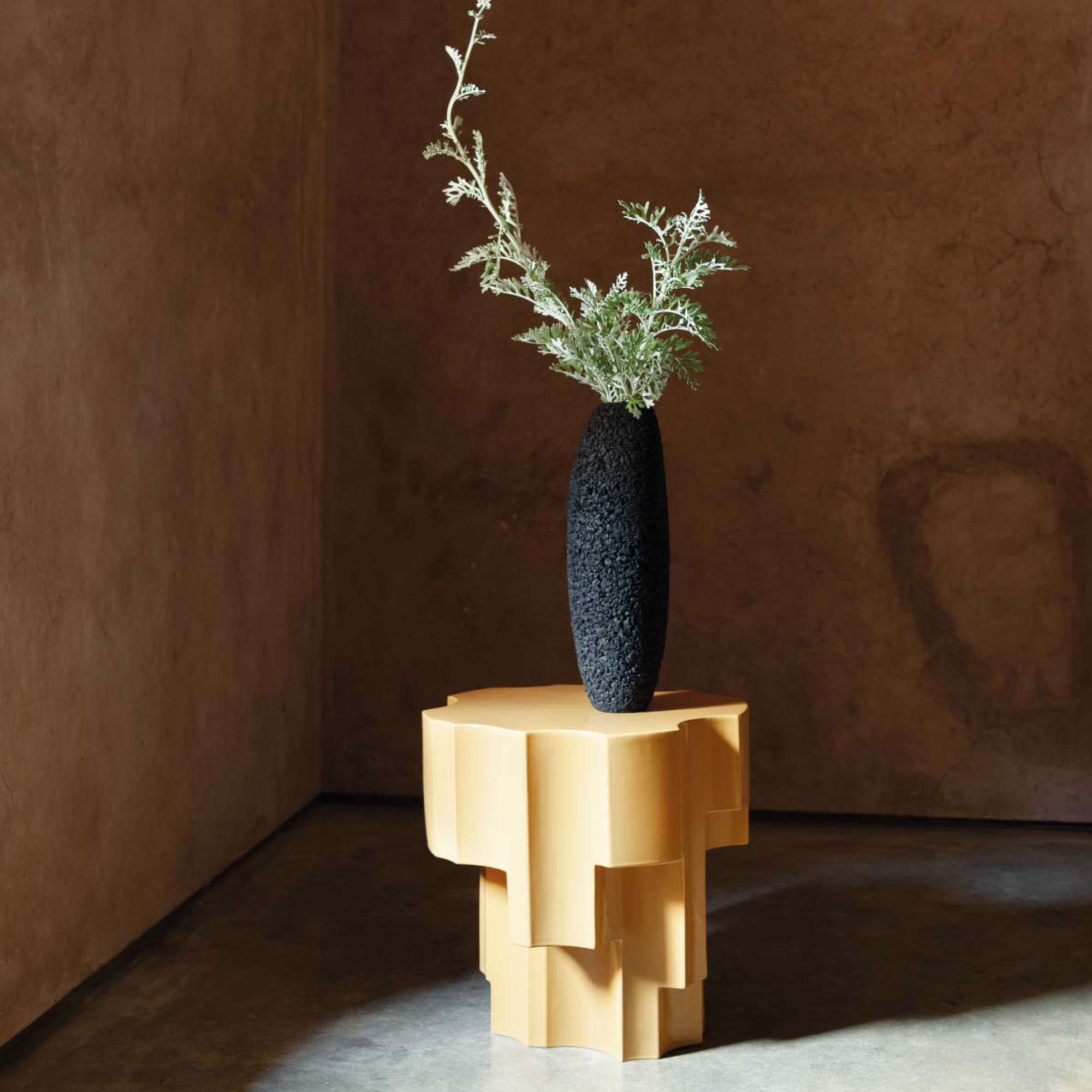 Altar 0ALTTB050 Side Table - Plaster Cement T178-5