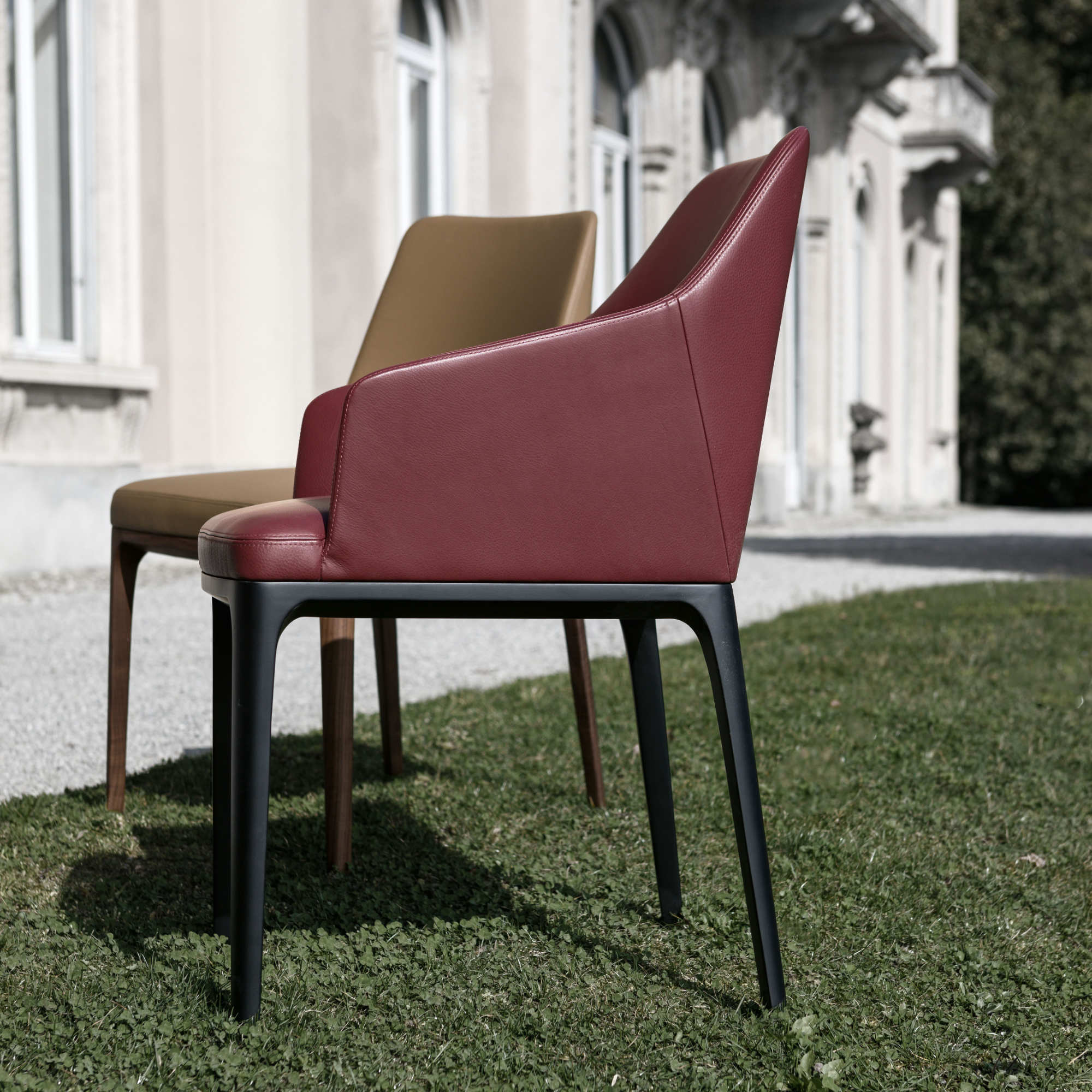 Amanda Comfort SAMC1 Dining Chair - Grey Stained Ash/Fabric (B 3330)-6