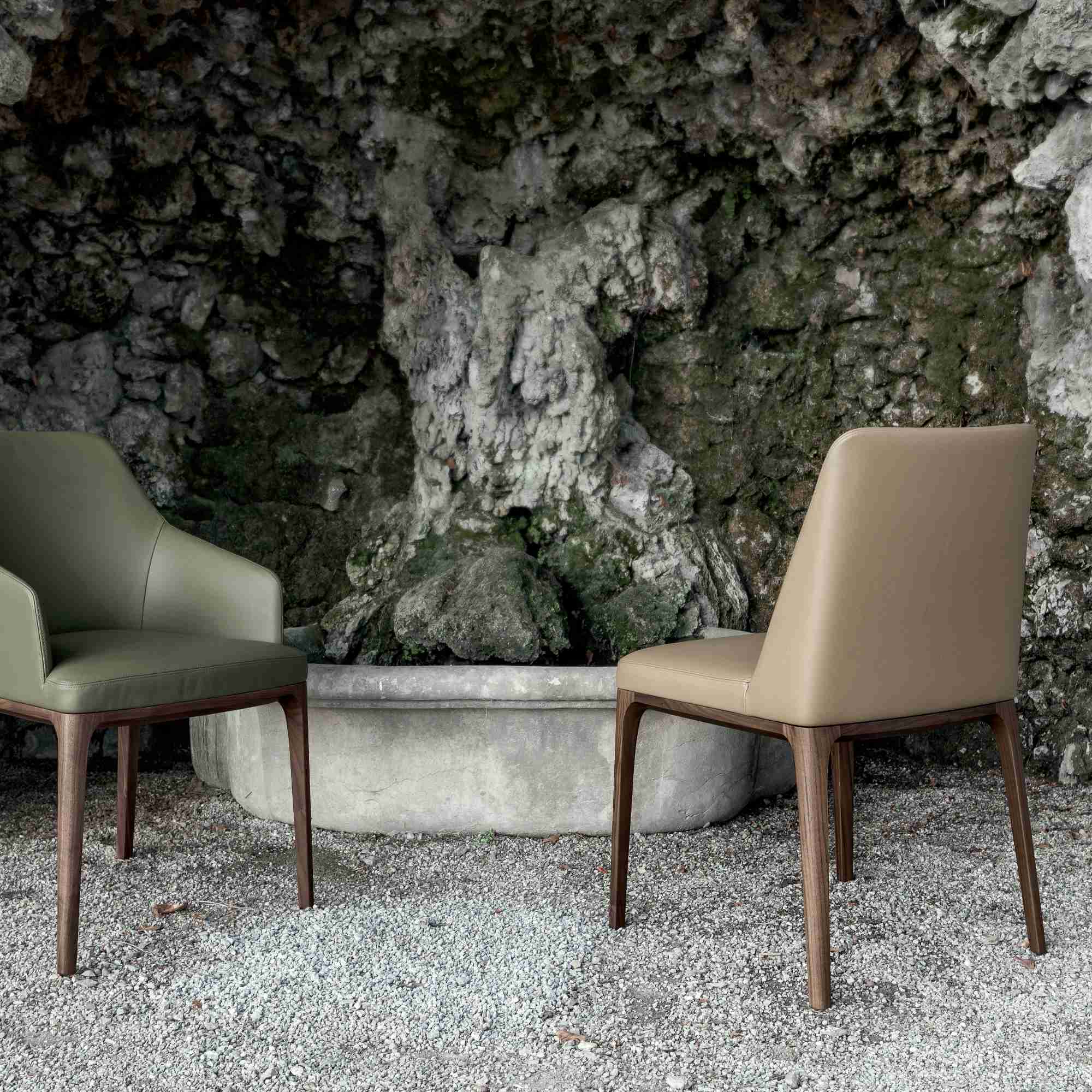 Amanda SAM1 Dining Chair - Grey Stained Ash/Fabric (A 4130)-6