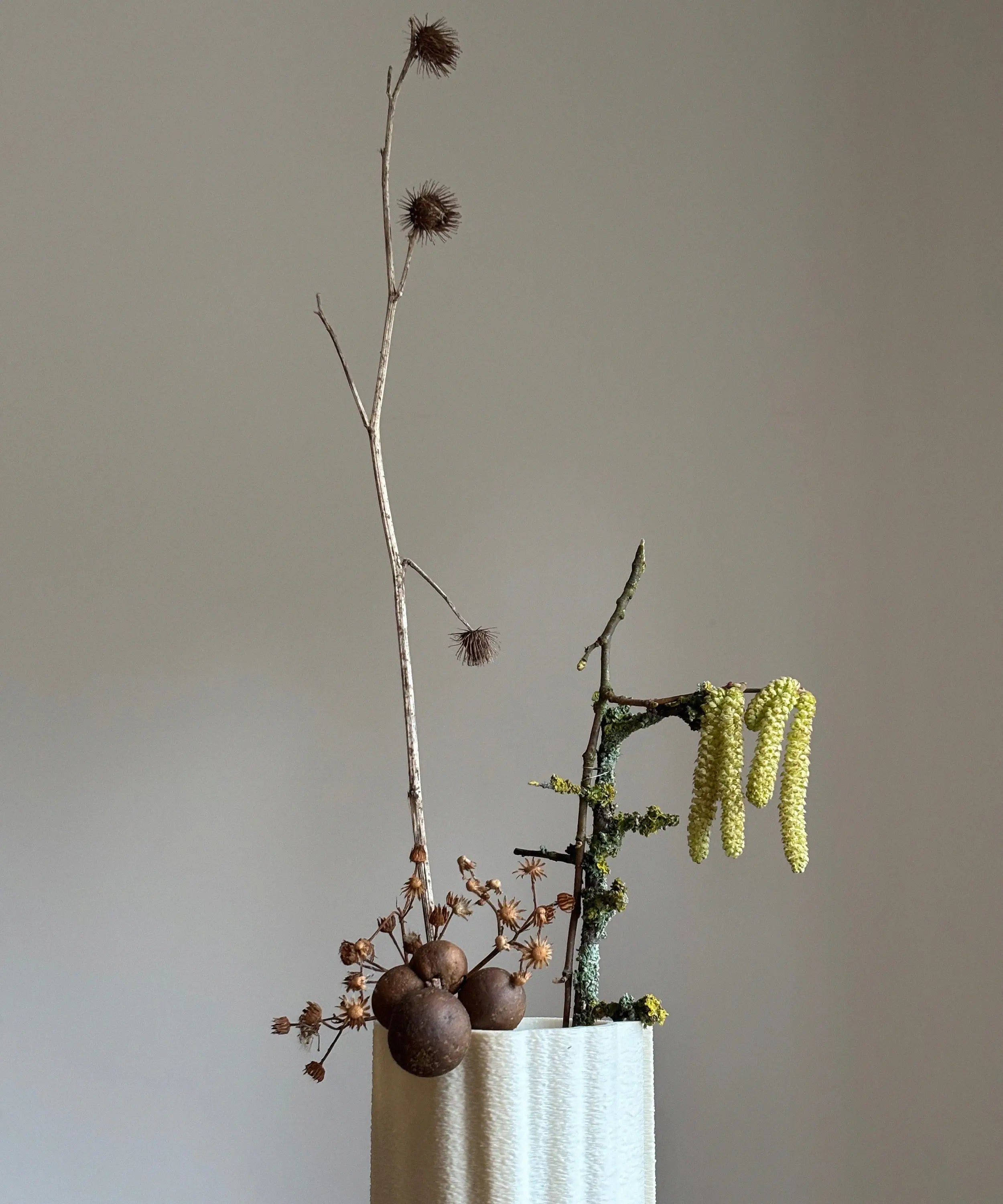 Ruut 3D Printed Tall Vase - Sandstone-3