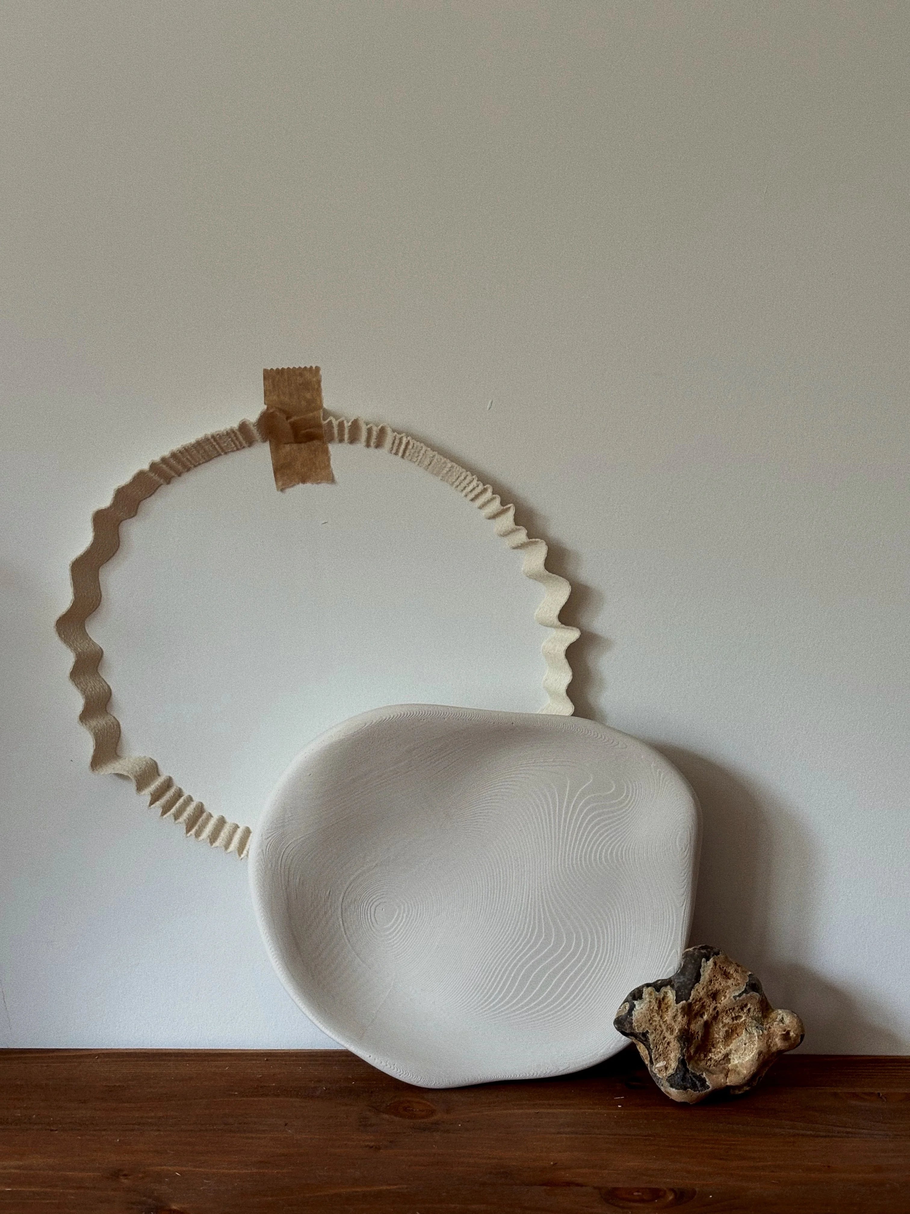 Veil 01 Ornament Tray - Sandstone-6