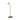 Americana Floor Lamp - Satin Nickel/White Linen