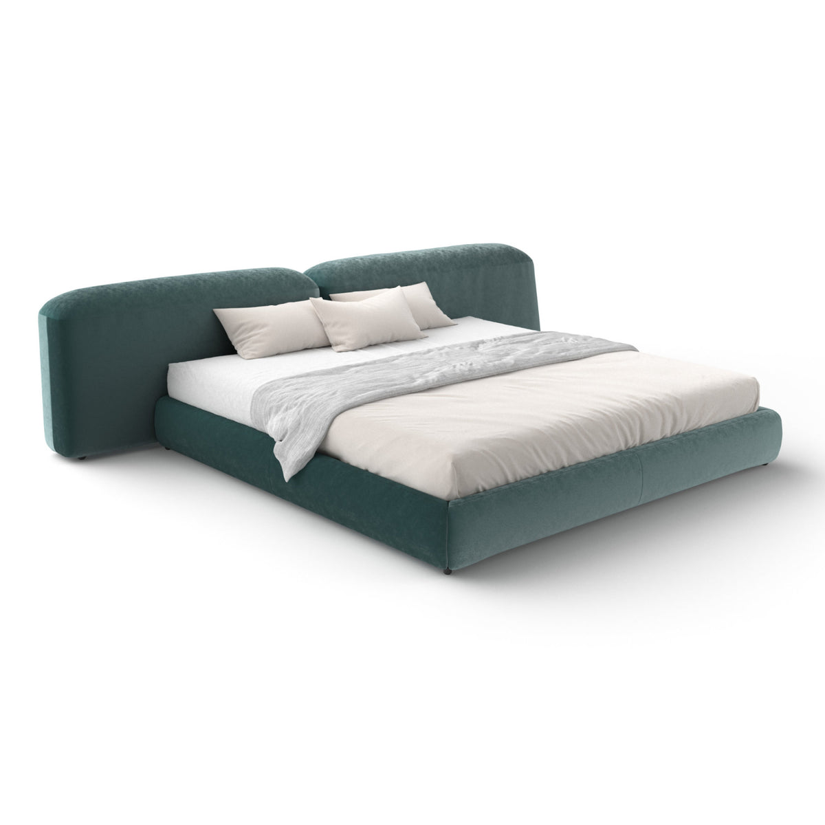 Lapis Bed – 340x90 / Velvet (Nobilis 23)-1