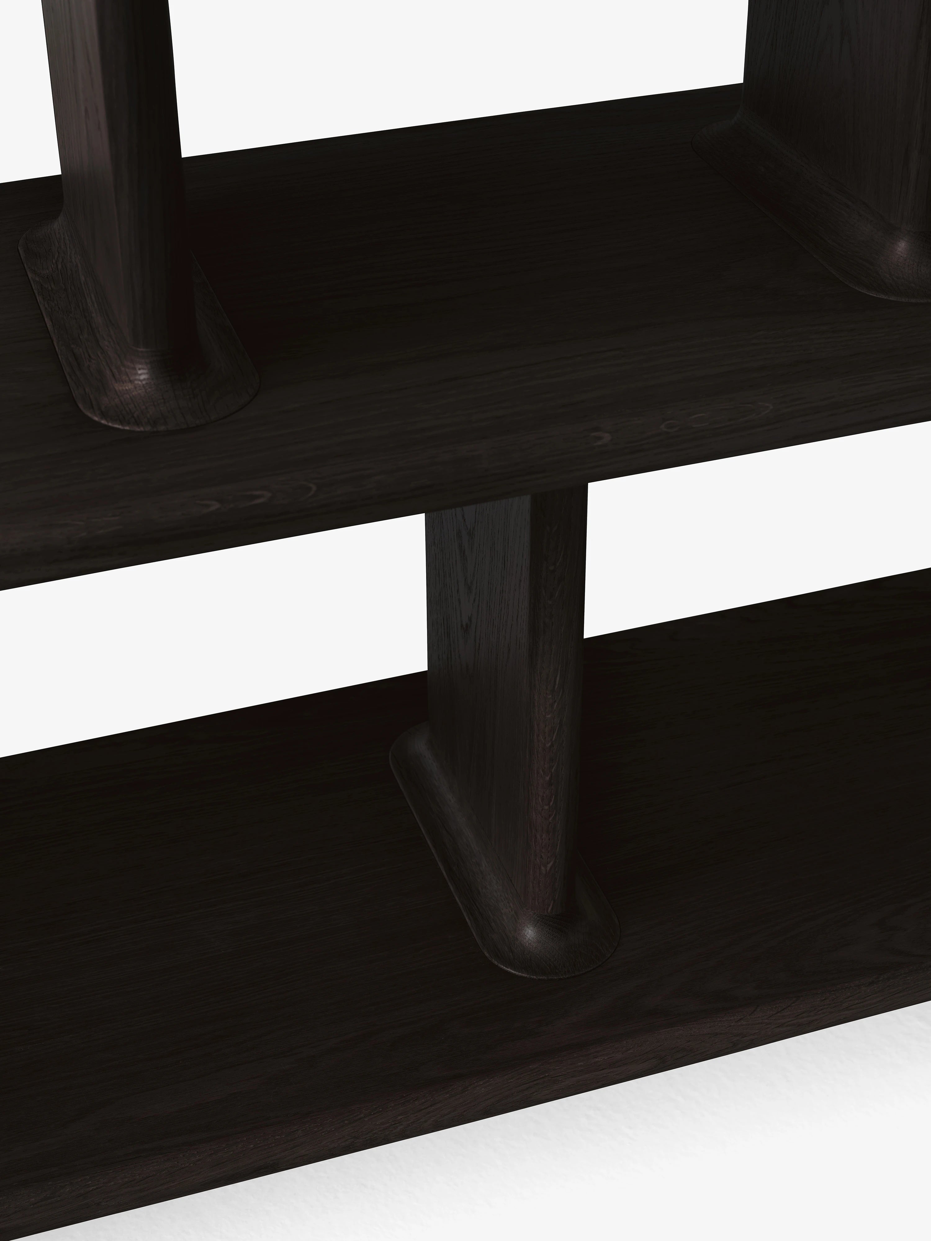 Archivo JH45 Bookcase - Dark Stained Oak-3