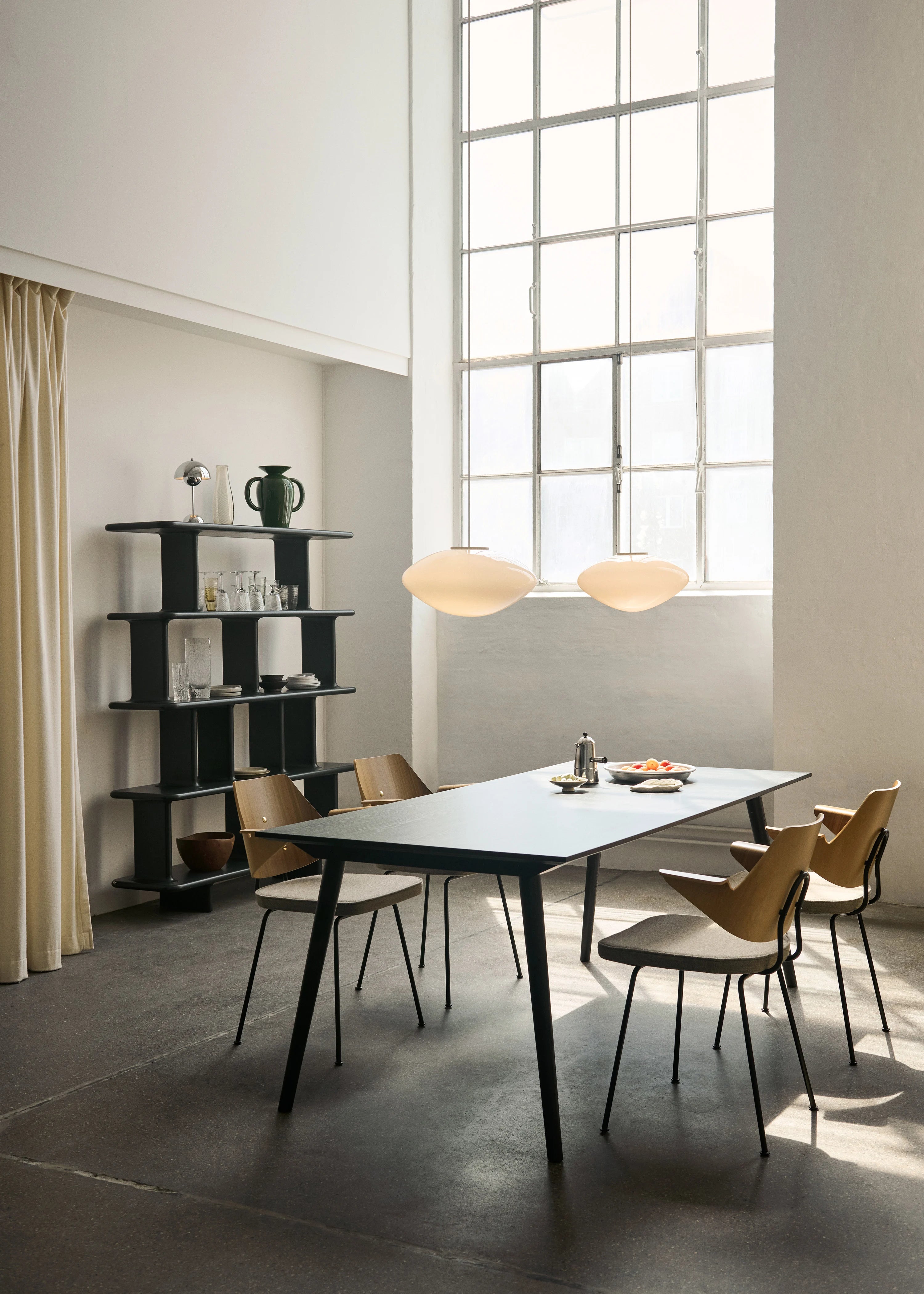Archivo JH45 Bookcase - Dark Stained Oak-4