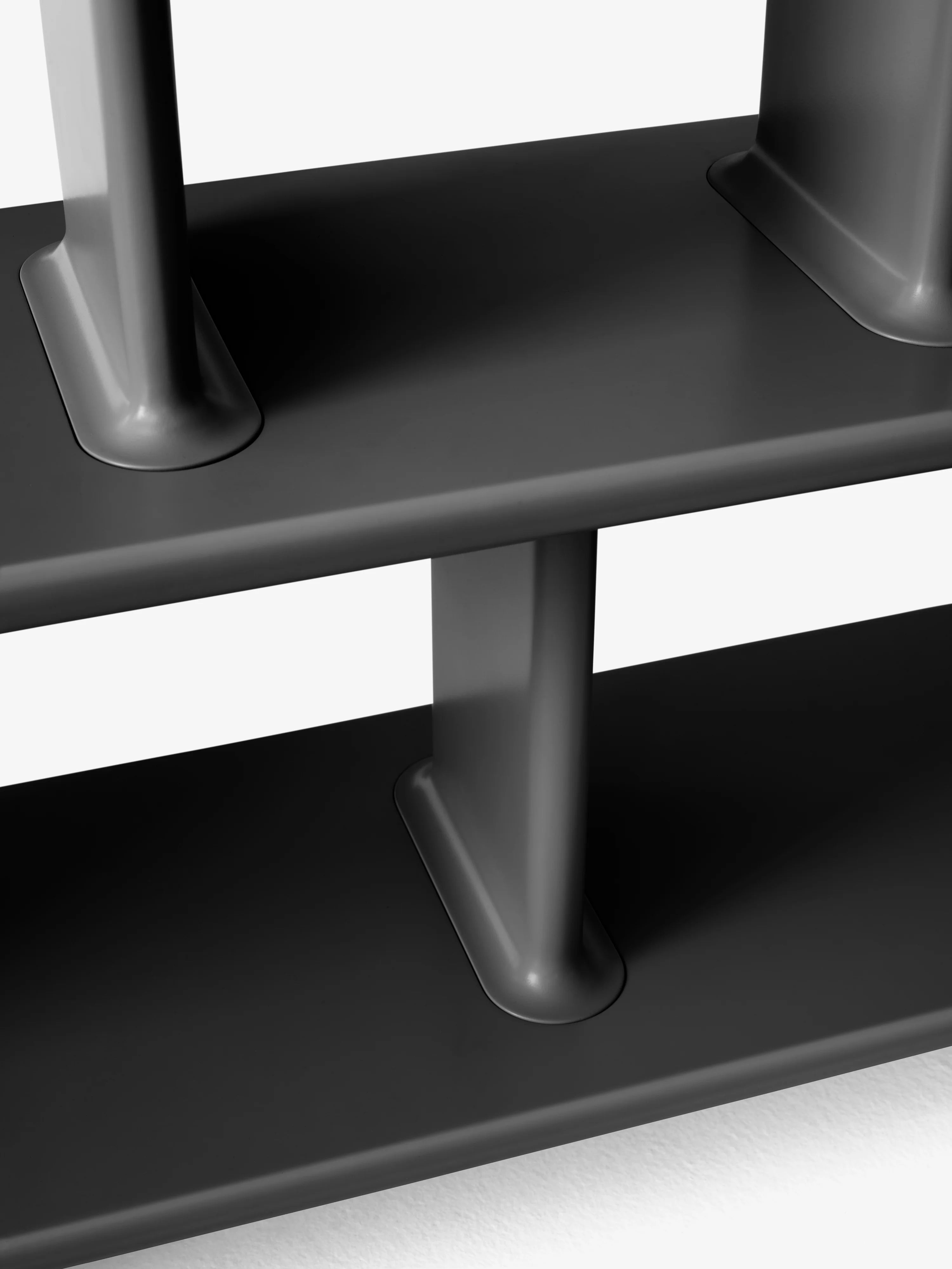 Archivo JH44 Bookcase - Grey Black