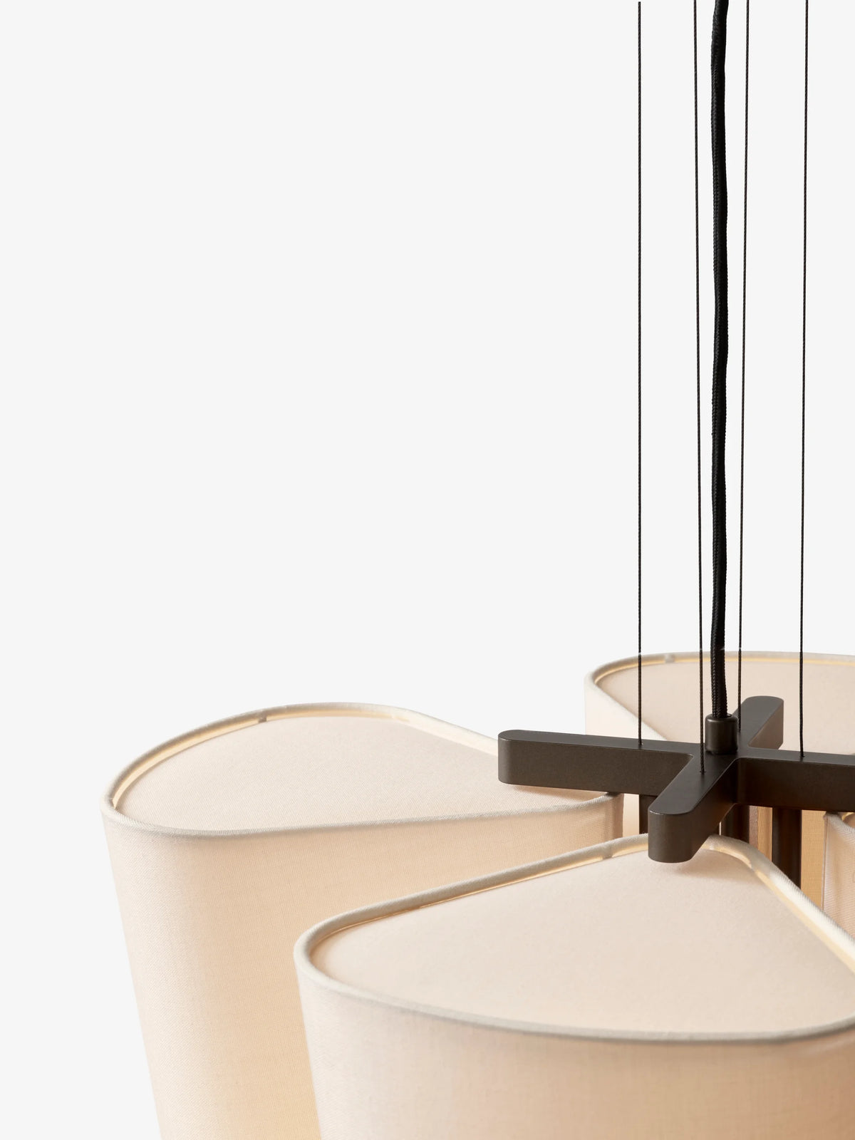 Bella SC115 Chandelier - Bronzed/Soft Canvas-8