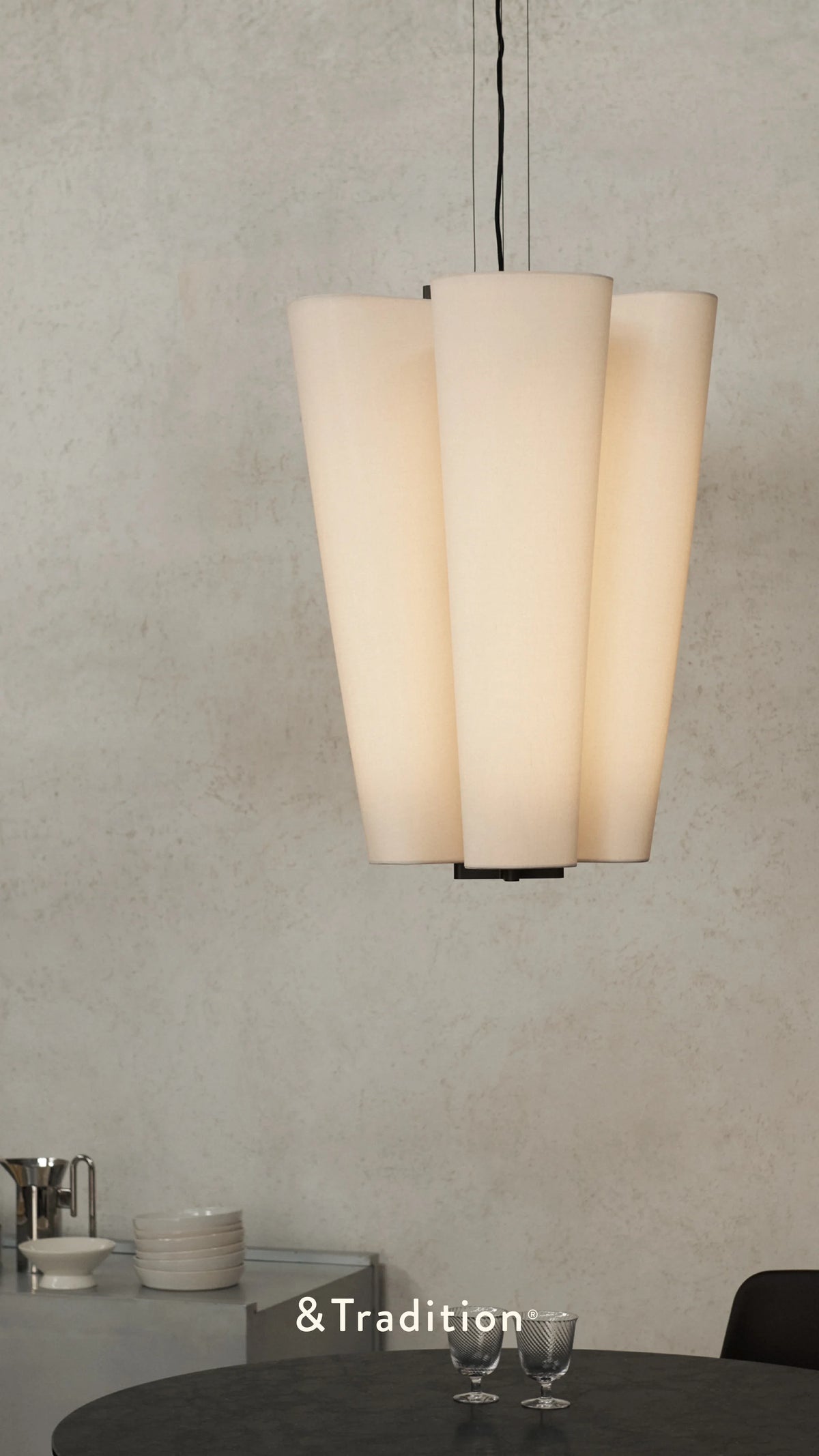 Bella SC115 Chandelier - Bronzed/Soft Canvas-9
