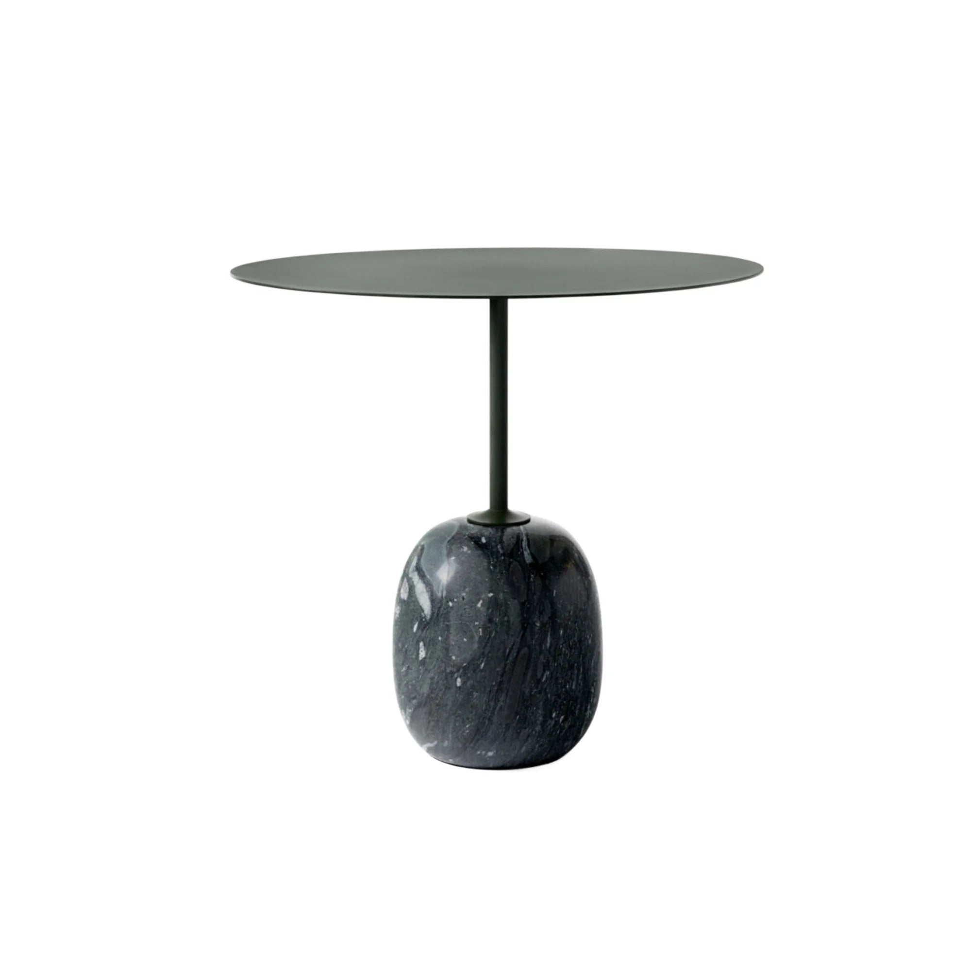 Lato LN9 Side Table - Verde Grigio/Deep Green