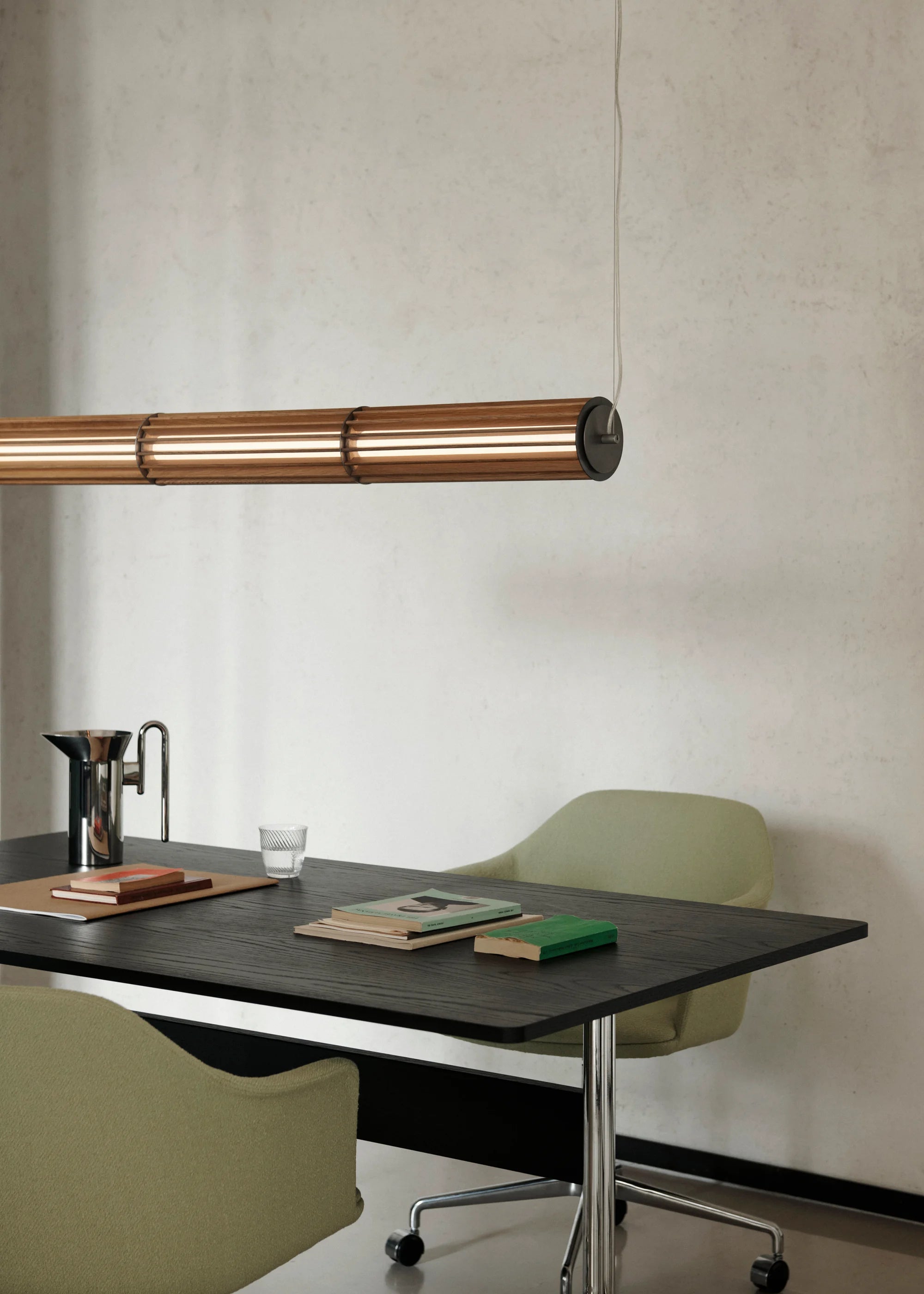 Numbra TY1 Pendant Lamp - Aluminium/Oak-2