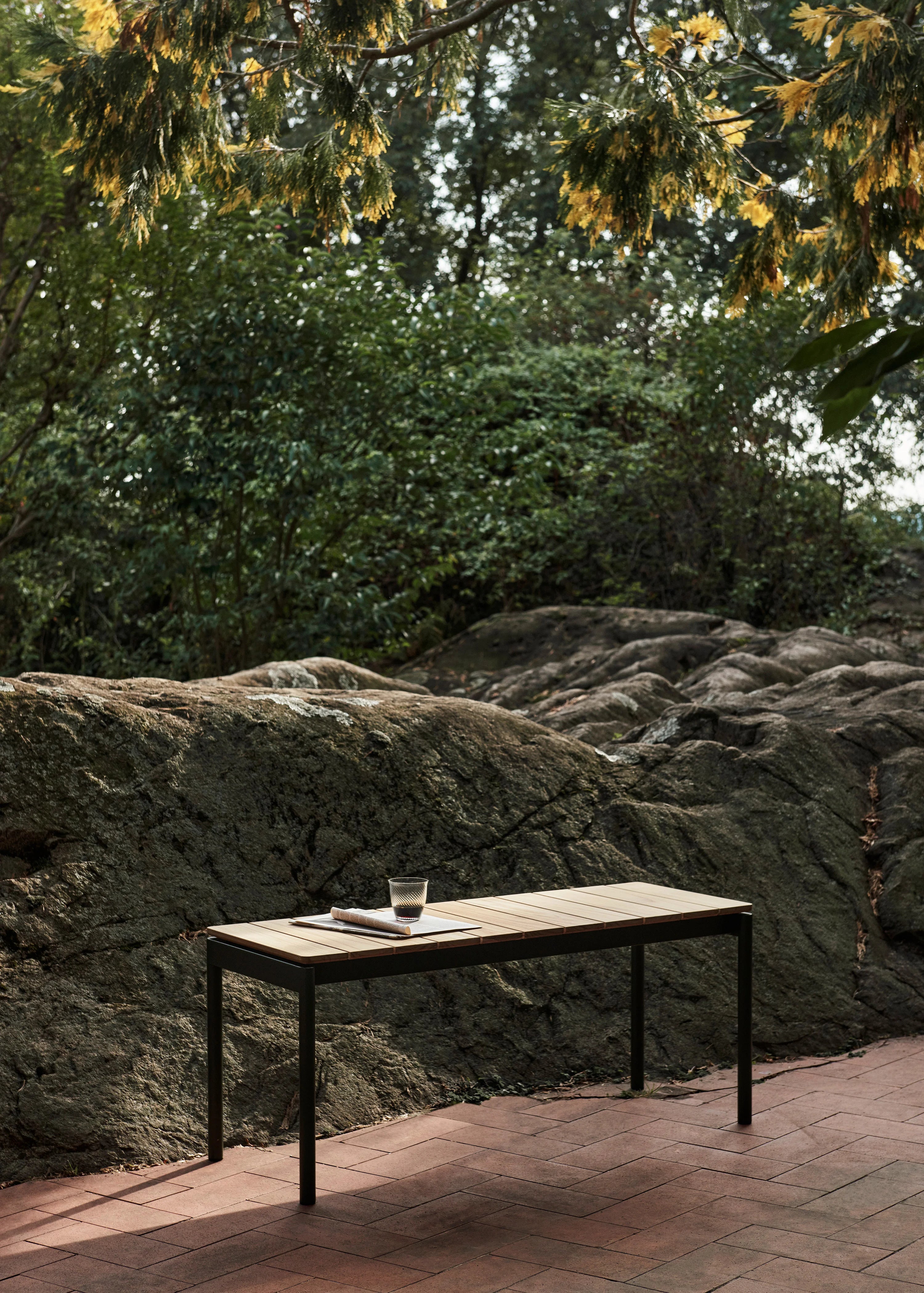 Ville AV27 Outdoor Bench - Warm Black-6