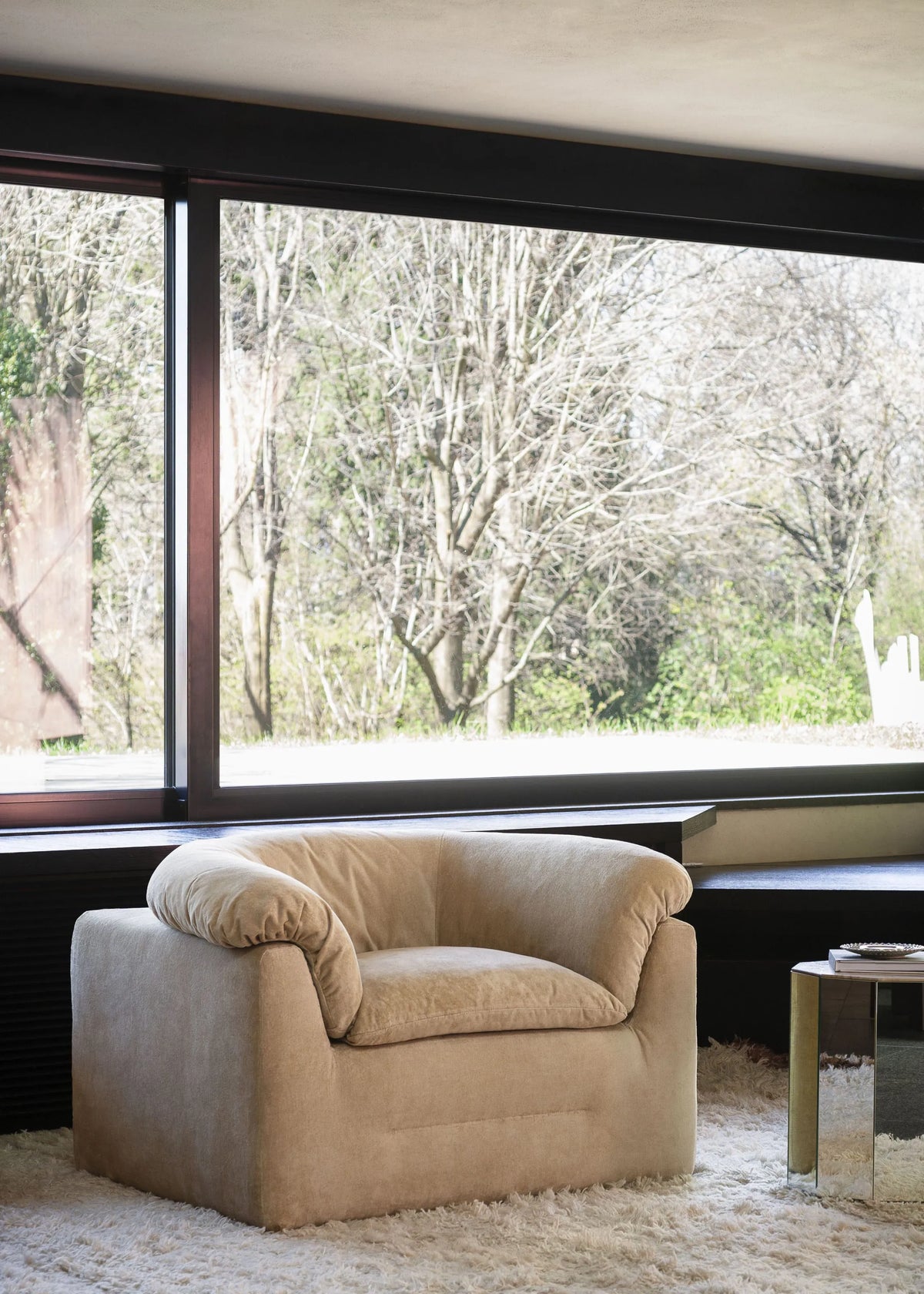 Butter L1 Armchair  - Fabric E (Efeu 02)