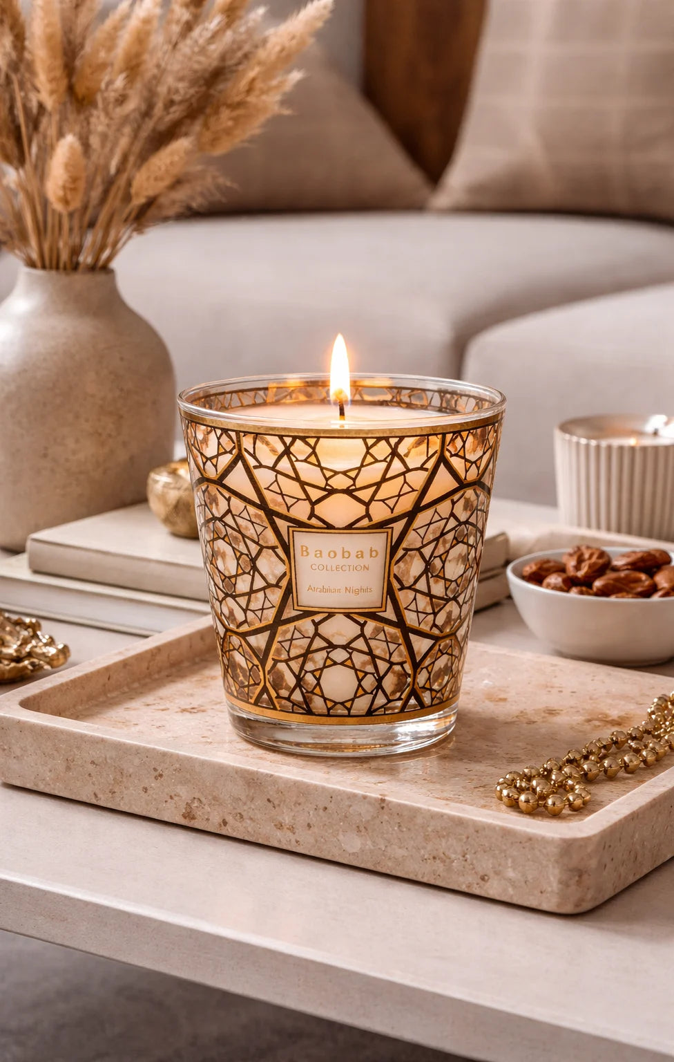 Arabian Nights Scented Candle - 16 cm-2