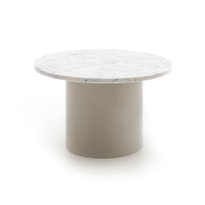طاولة جانبية Arcade JTM10 - رخام أبيض كارارا (MA02)