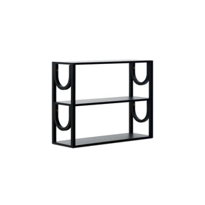 Arch Mini 59 Shelf - Black Stained Oak