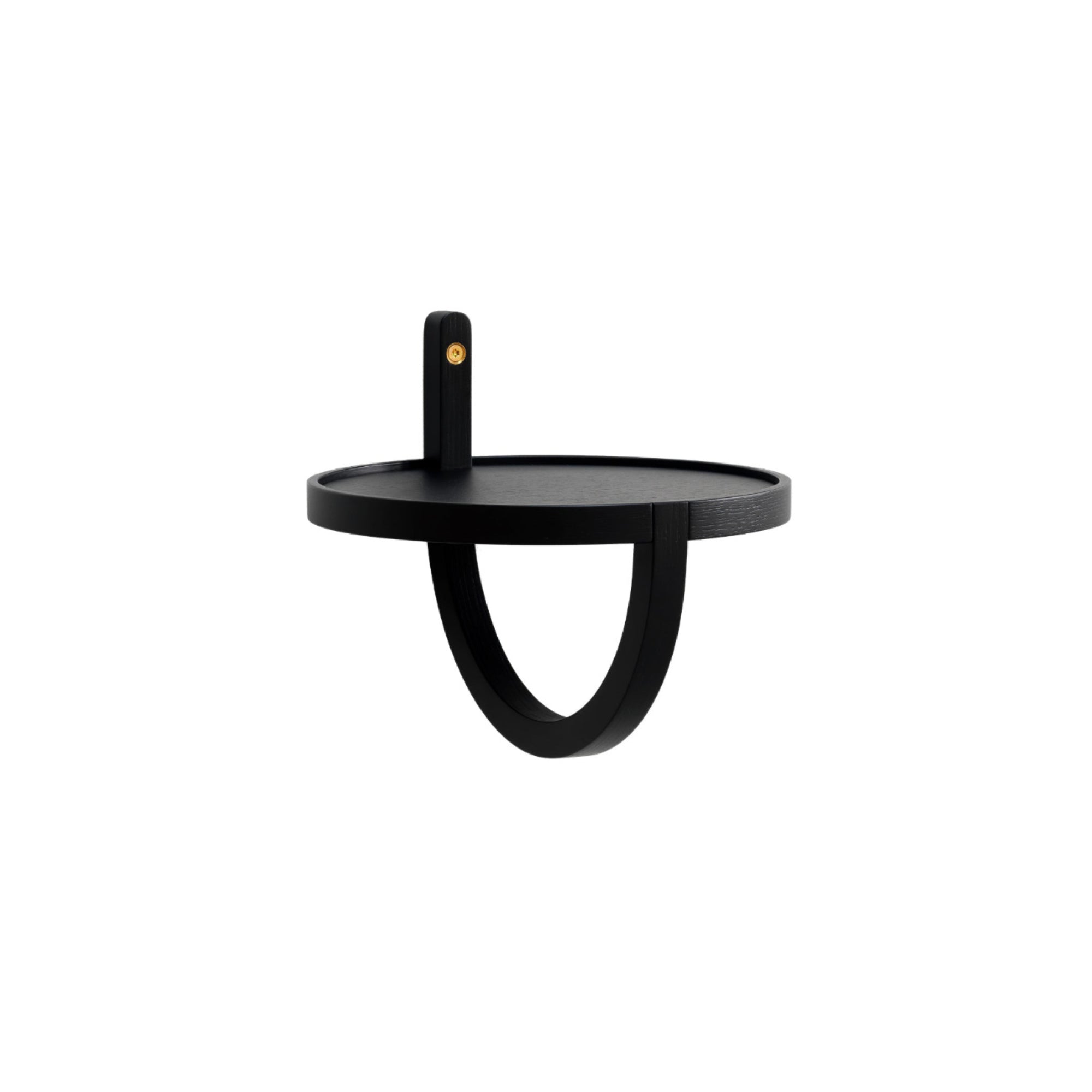 Archetto 25 Shelf - Black Stained Oak-1