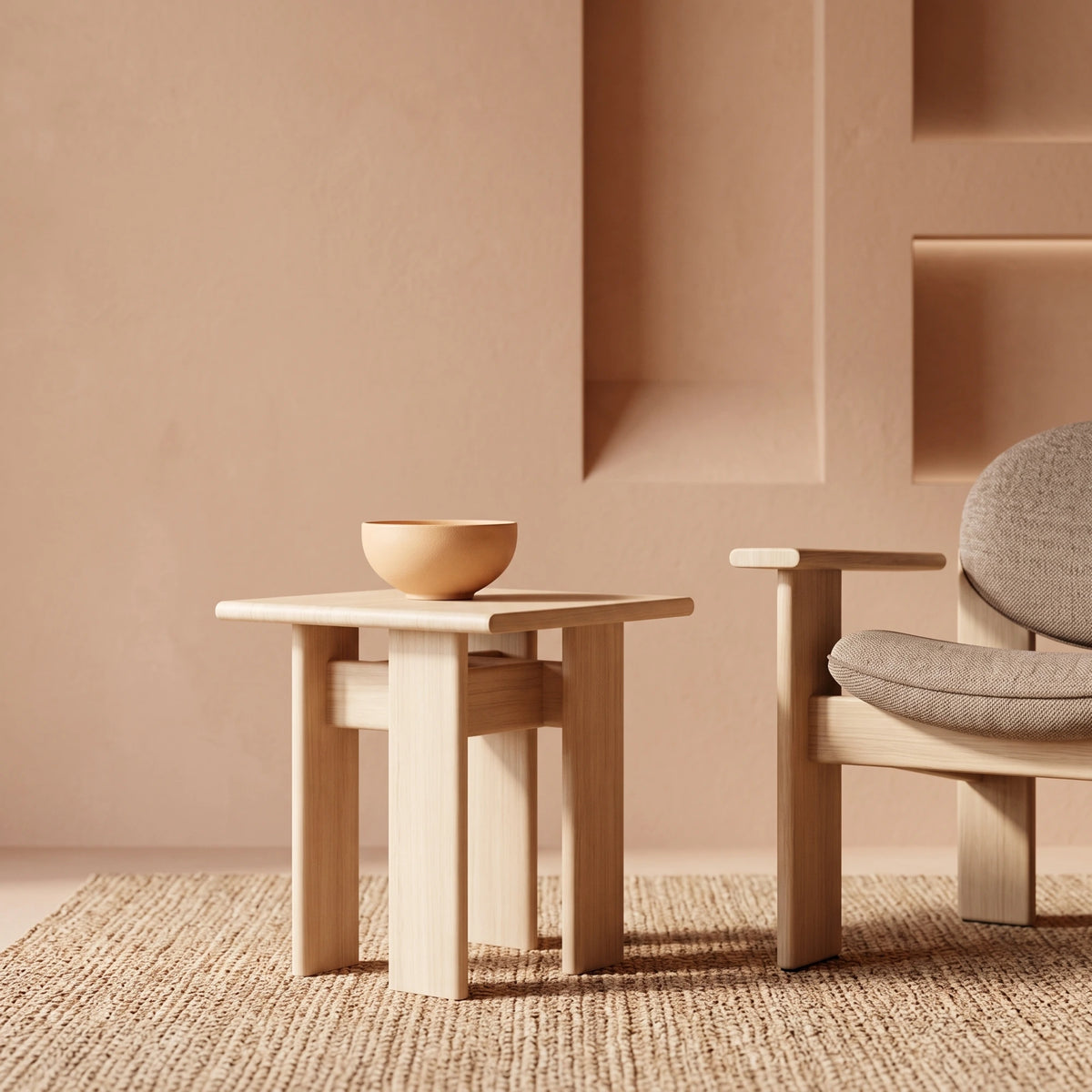 Archipen 1 Side Table - Lacquered Ashwood