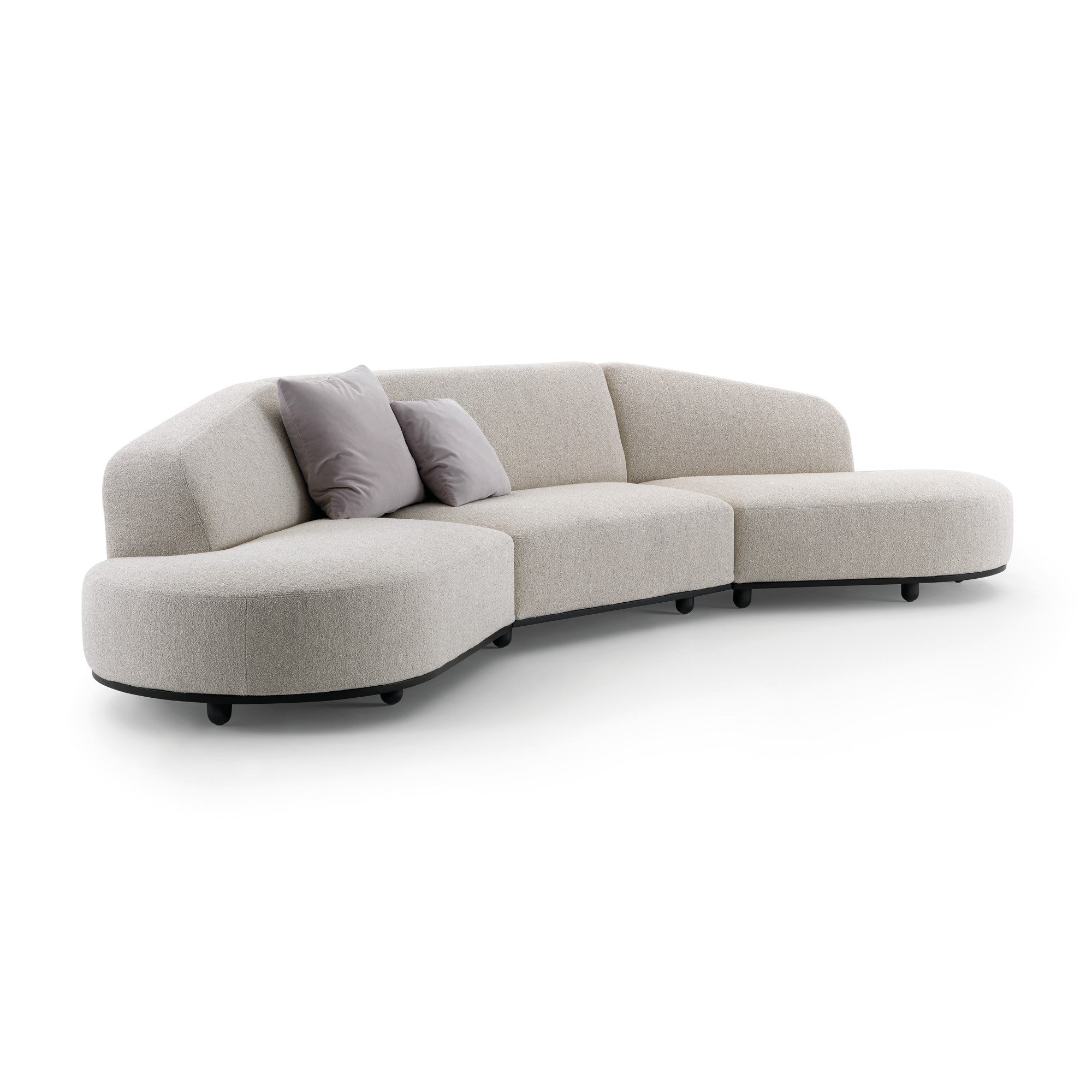 Arcolor 3958 Trapezoid Sofa - Fabric T4 (Orbaco 02)