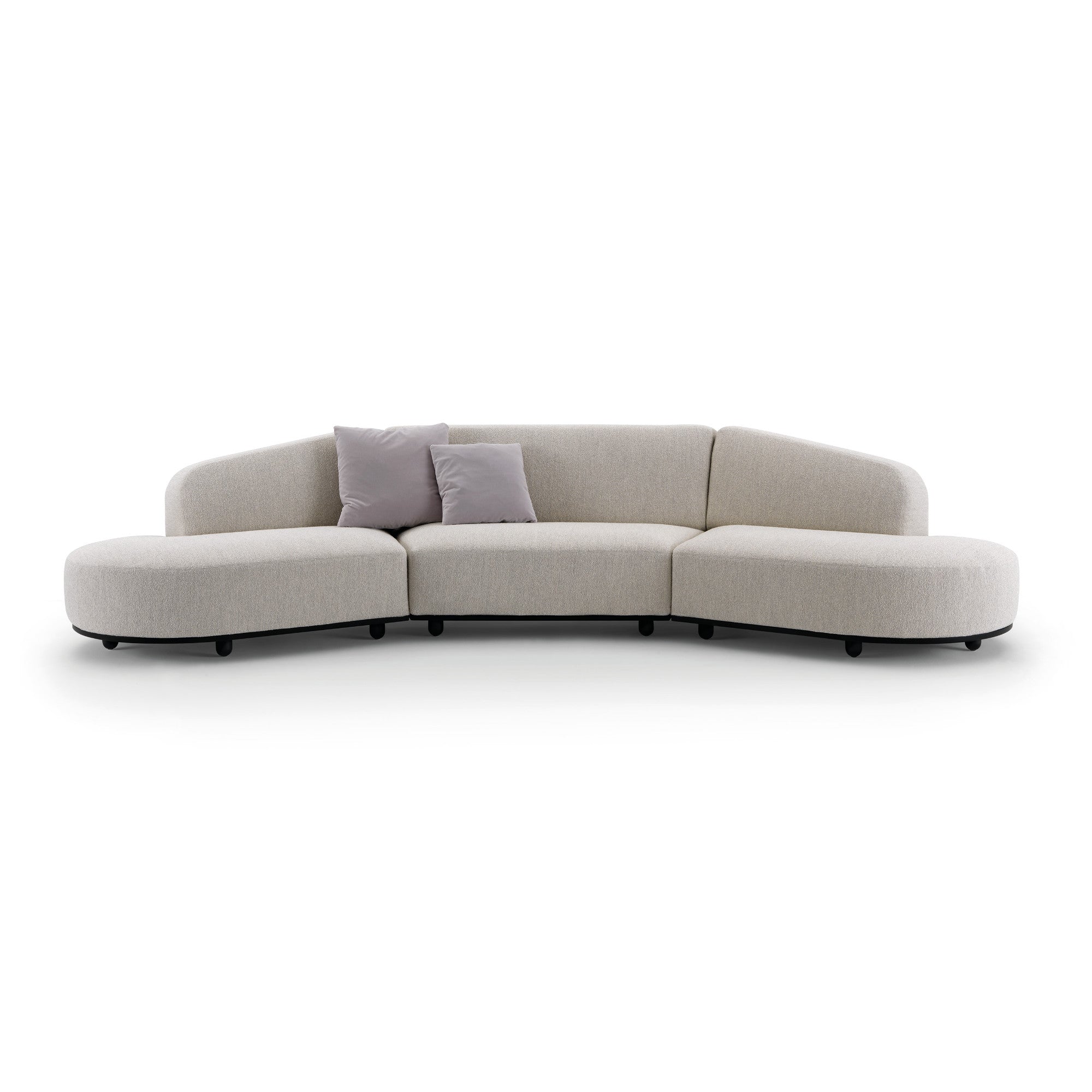Arcolor 3958 أريكة شبه منحرفة - قماش T4 (Orbaco 02)-3
