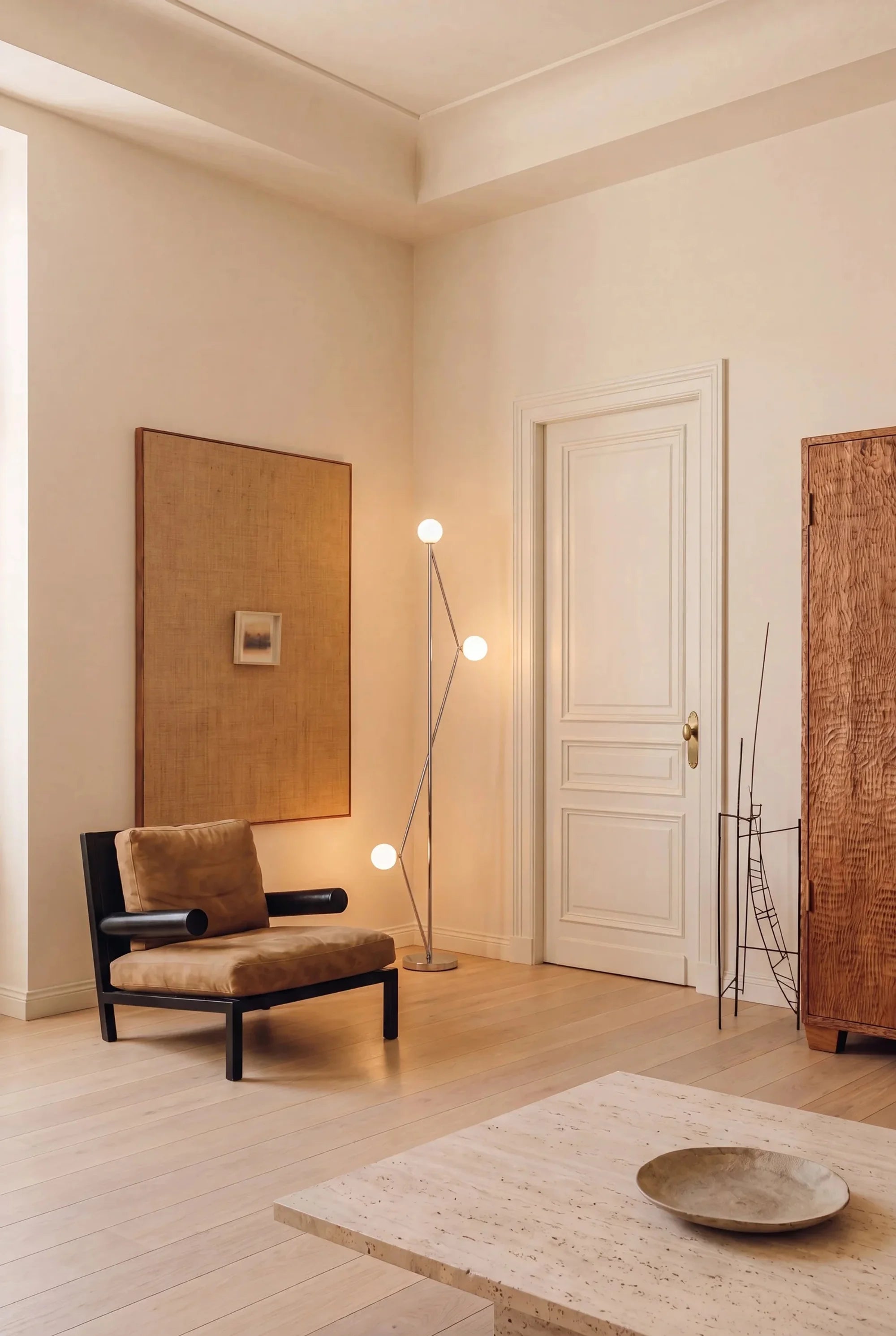Plie 576 Floor Lamp - Nickel-2