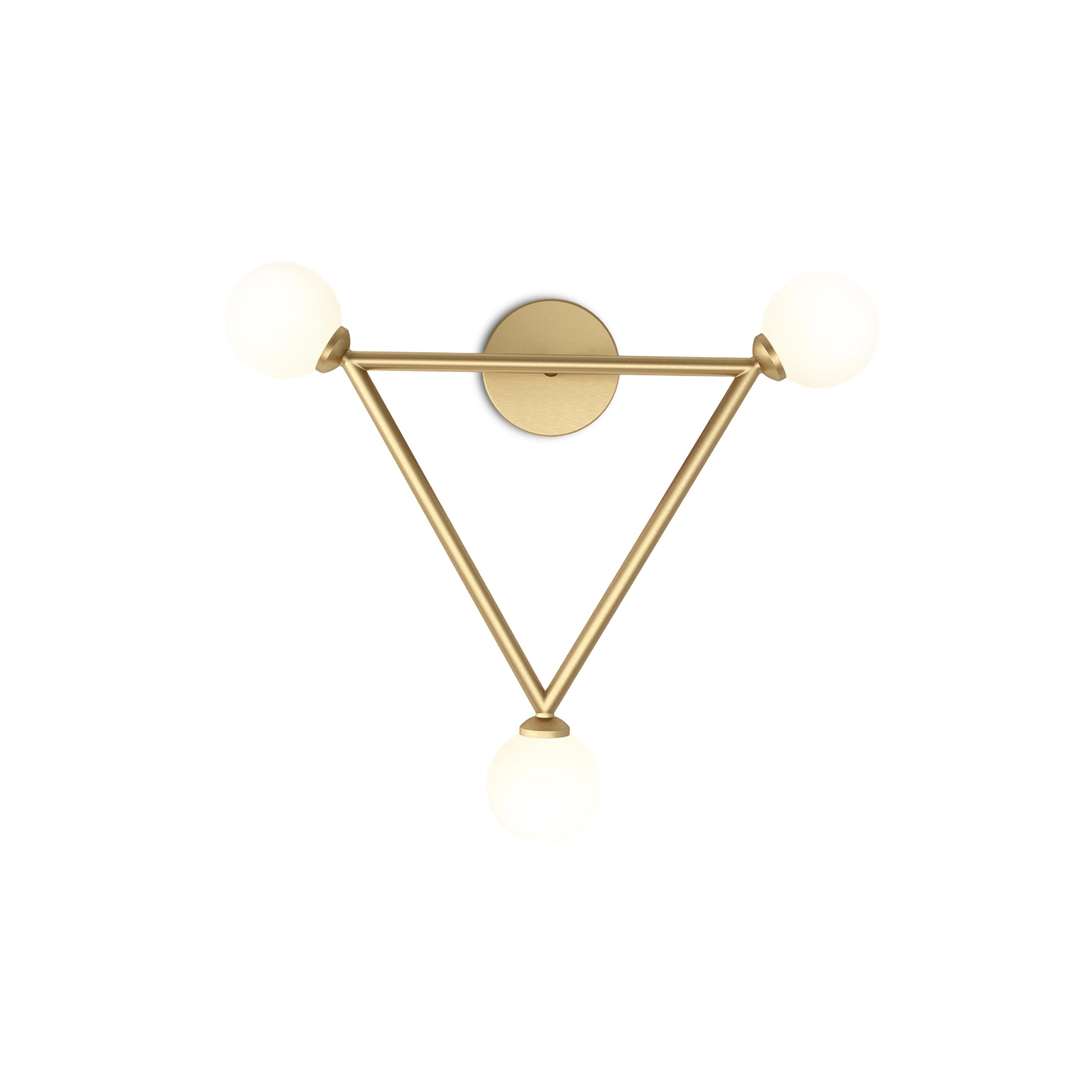 Triangle W02 Wall Lamp - Brass