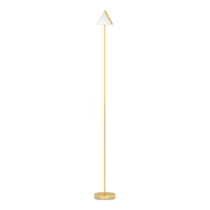 Triangle Box Floor Lamp - Brass
