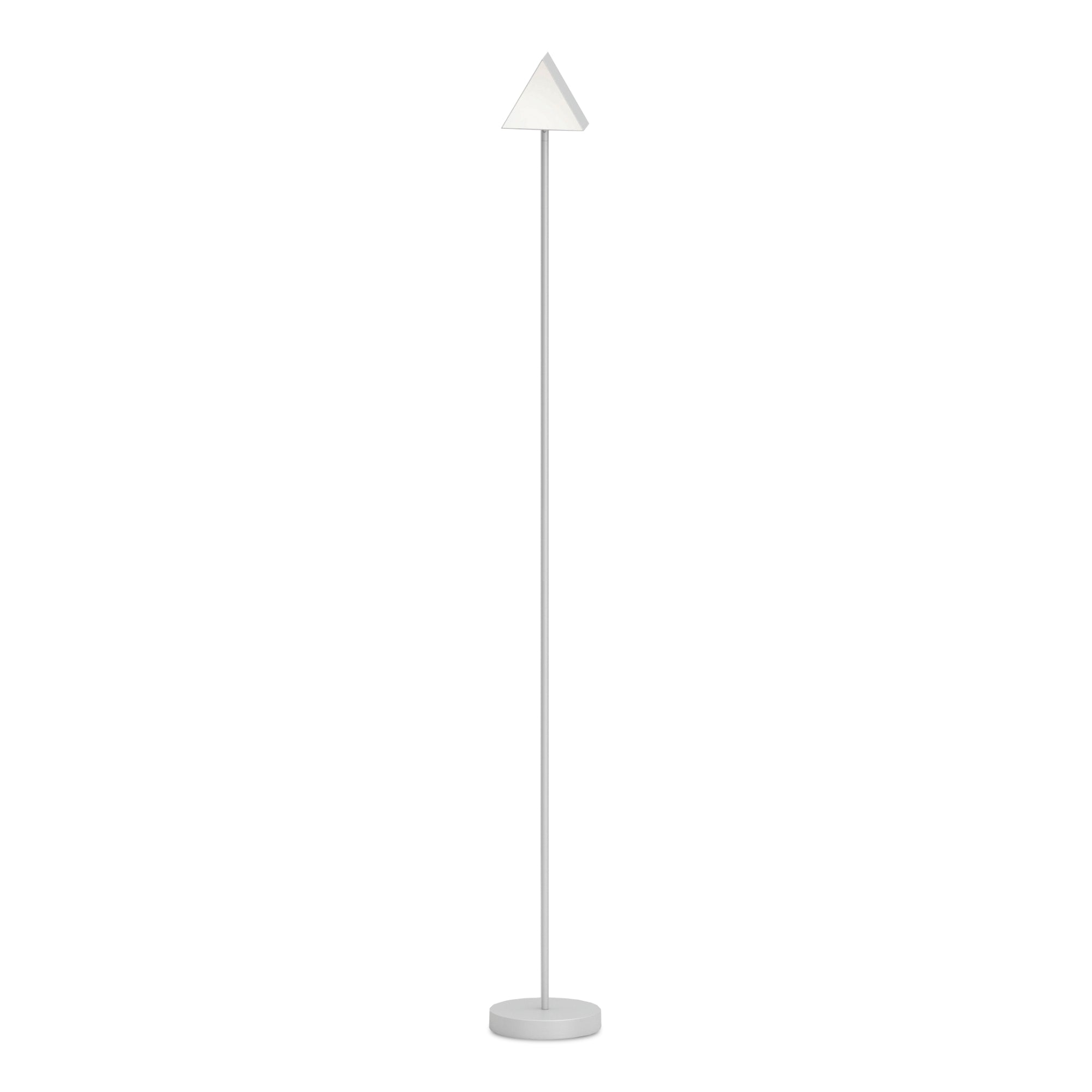 Triangle Box Floor Lamp - Nickel