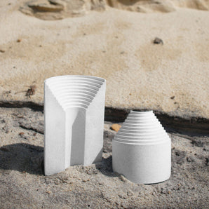 Ark Vase - Half Large/Porcelain/Crystal Glass