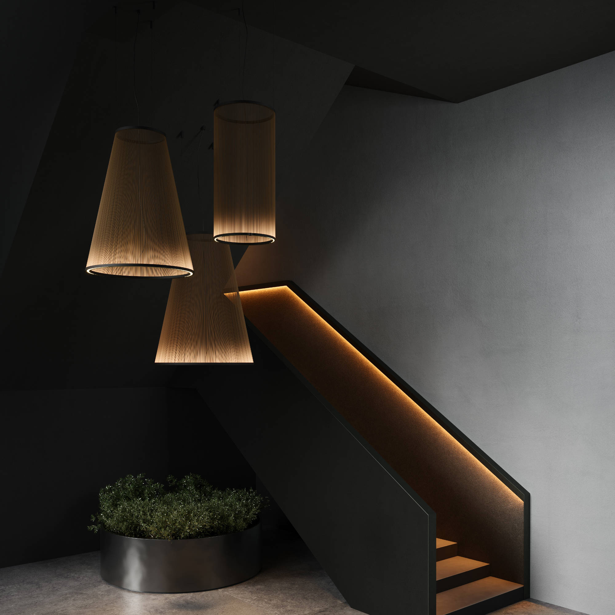 Array 1820 pendant Lamp - Green L1
