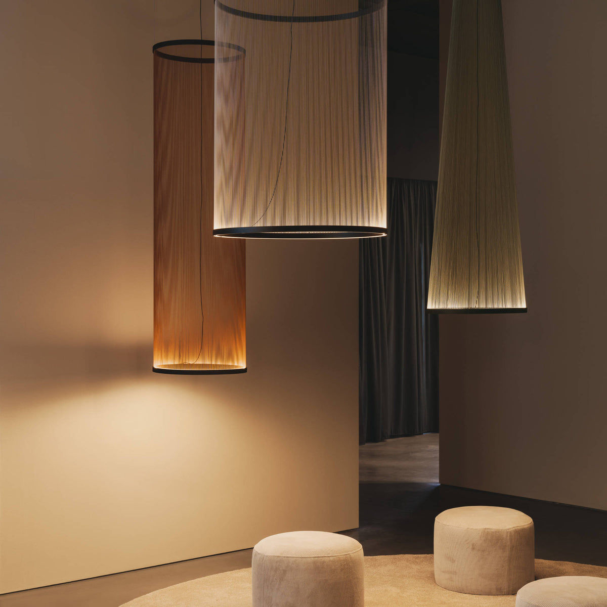 Lamp Array Vibia - Array 1825 Pendant Lamp - Beige M1 – Designitch