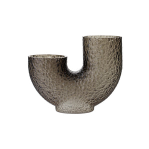 Arura Glass Vase - Medium/Black