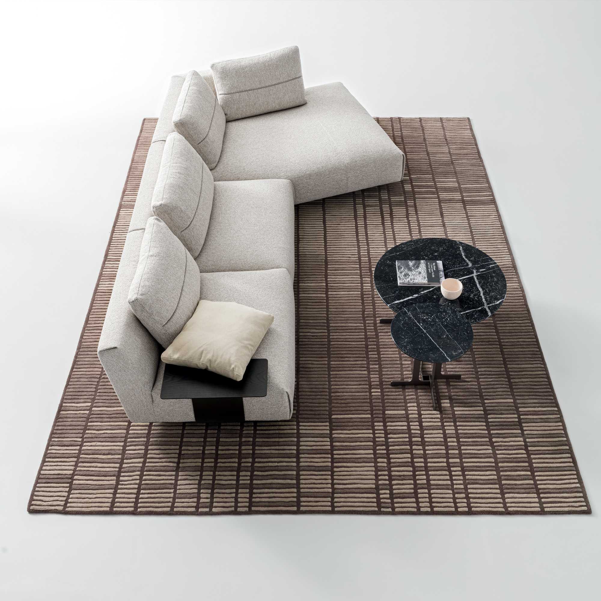 Atlantis K0002 Composition Sofa - Fabric M (Malaga 26)/Fabric T (Tango 20)-3