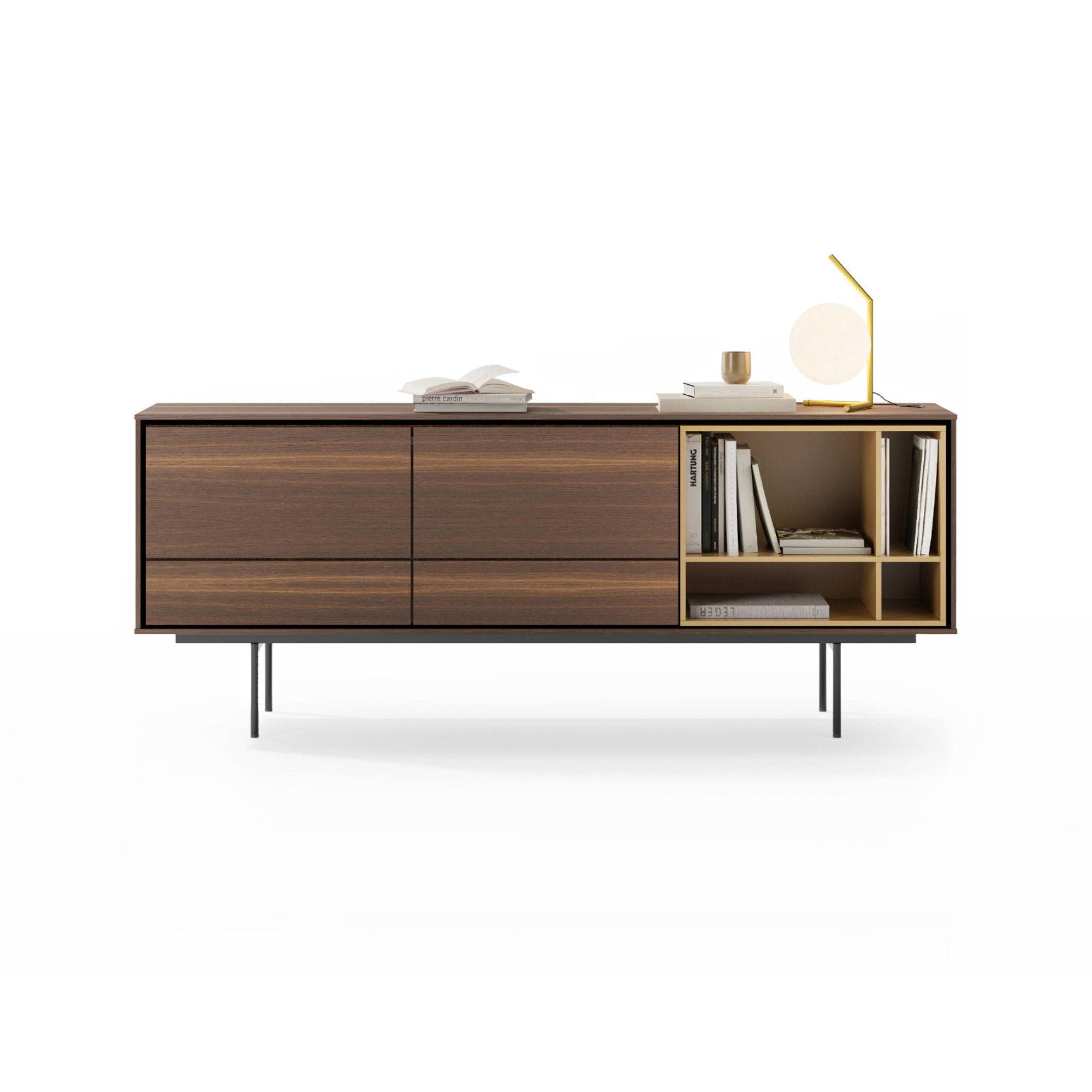 Aura 41 Sideboard - Walnut/Camel-1