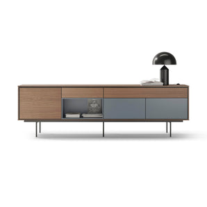 Aura 55-2 Sideboard - Walnut/Safira