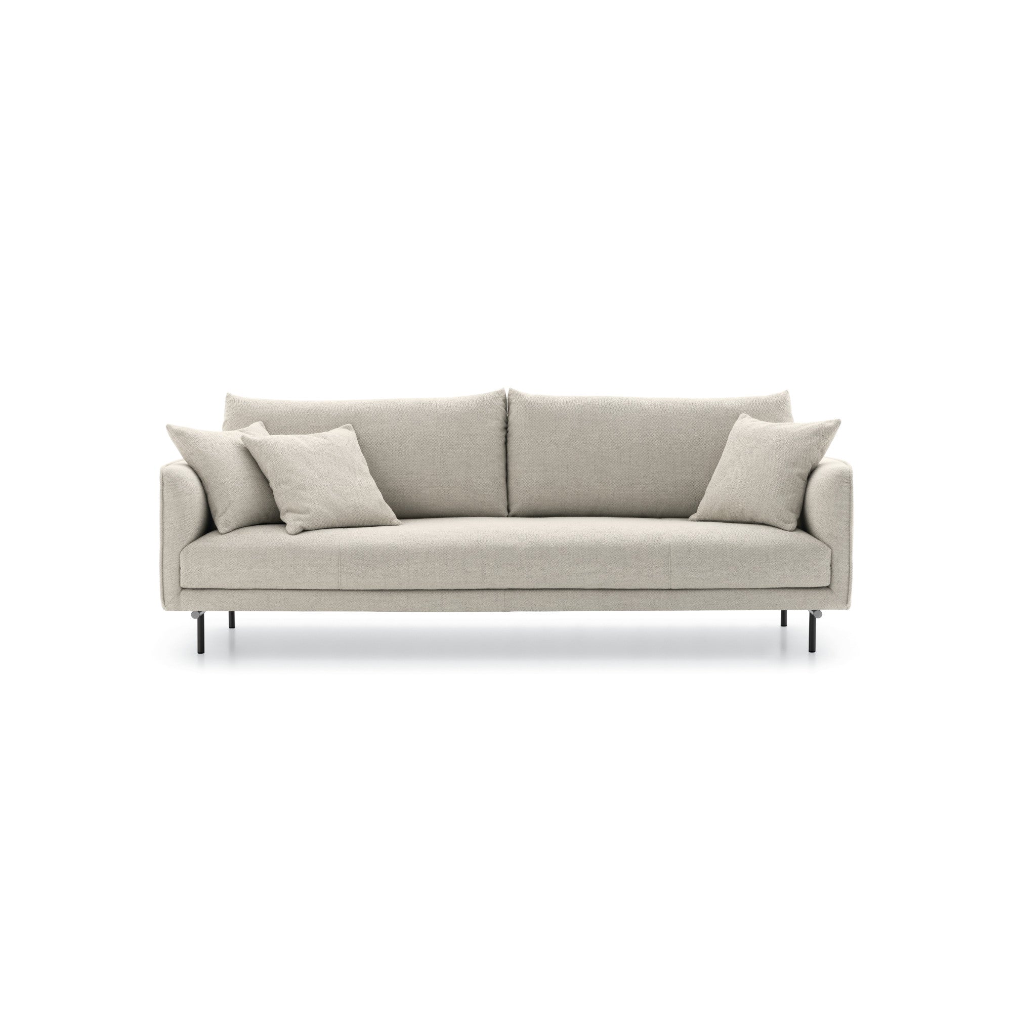 Avenue D300M Sofa - Light Brown (ME11)/Fabric P(Potter 510)-1