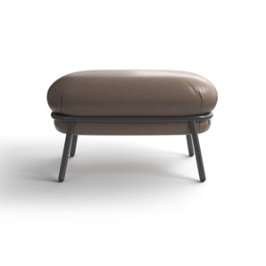 Grasso Footstool - Black/Leather S (Clay S45)