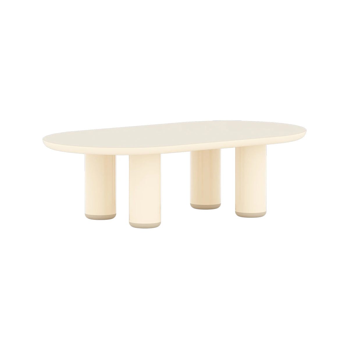 Eclipso 110 Low Coffee Table - Beige-1