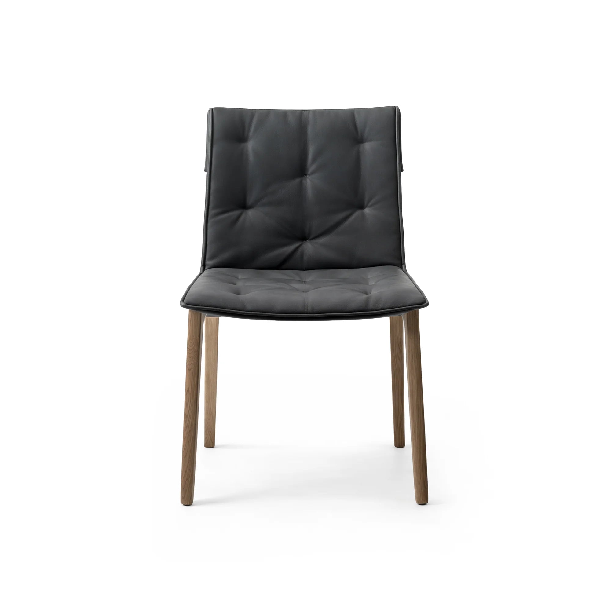 Alfa 40.55 Dining Chair - Ecoleather (Black TR504)-3