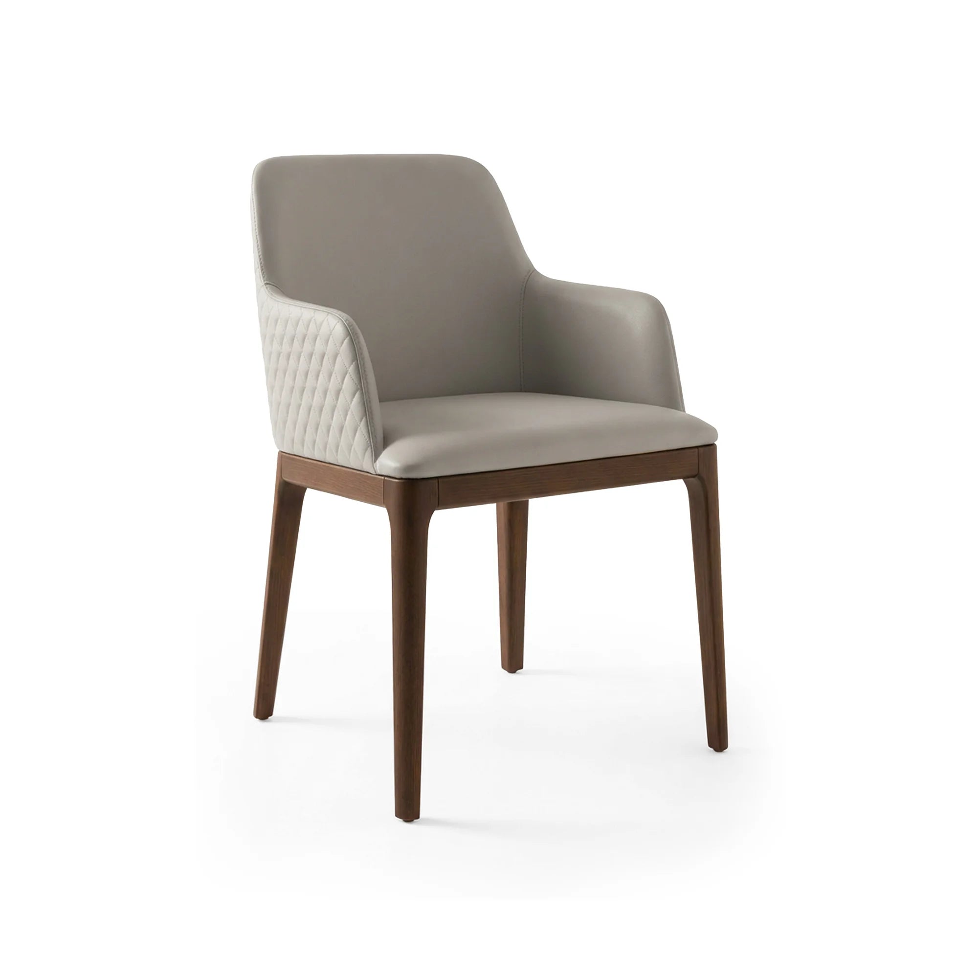 Margot 40.45 Dining Chair - Ecoleather (Light Grey TR516T)-1
