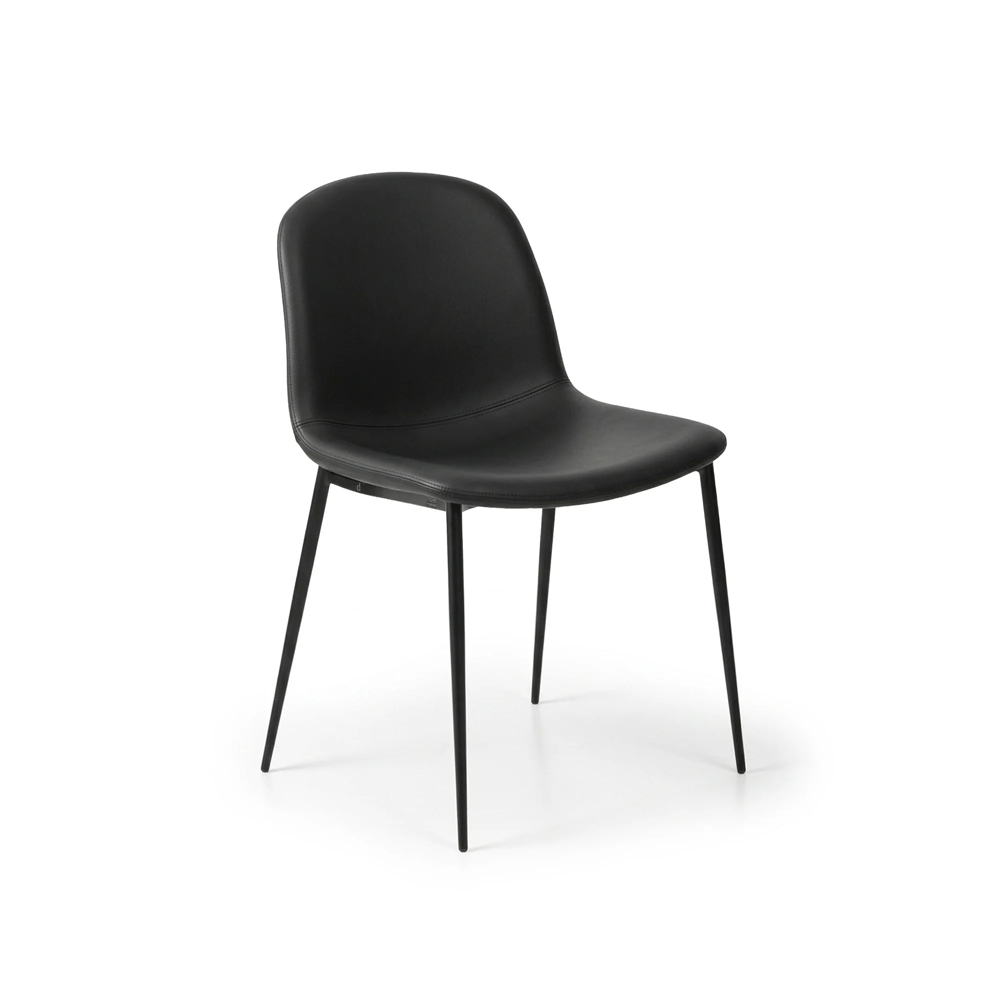 Seventy 40.50 Dining Chair - Ecoleather (Black TR504T)