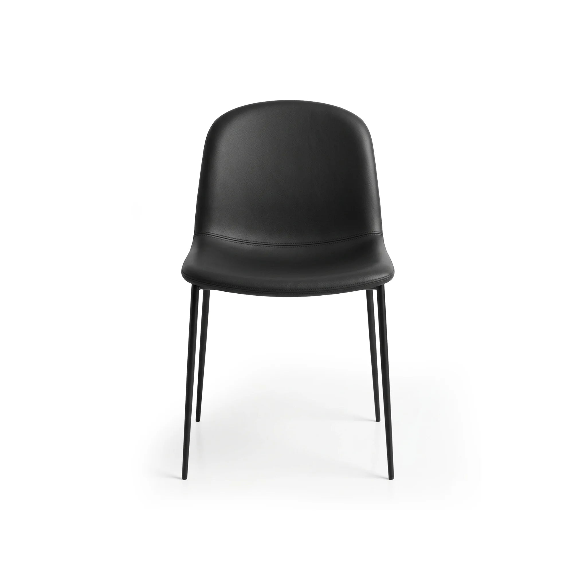 Seventy 40.50 Dining Chair - Ecoleather (Black TR504T)-3