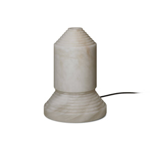 Babel Table Lamp - Alabaster Column