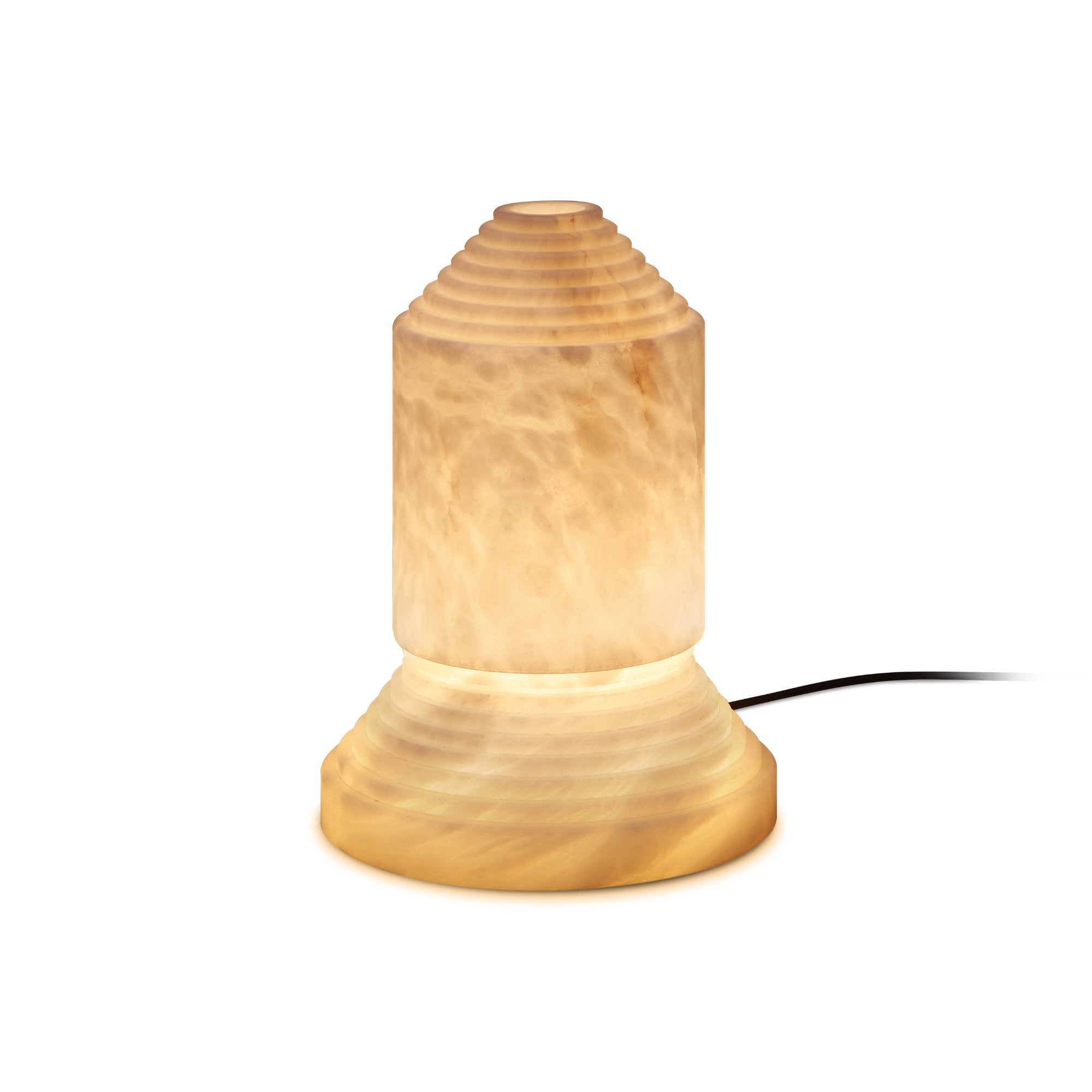 Babel Table Lamp - Alabaster Column-3