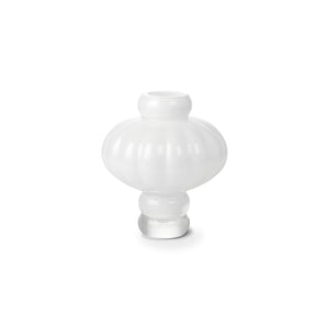 Balloon 02 Glass Vase - Opal White