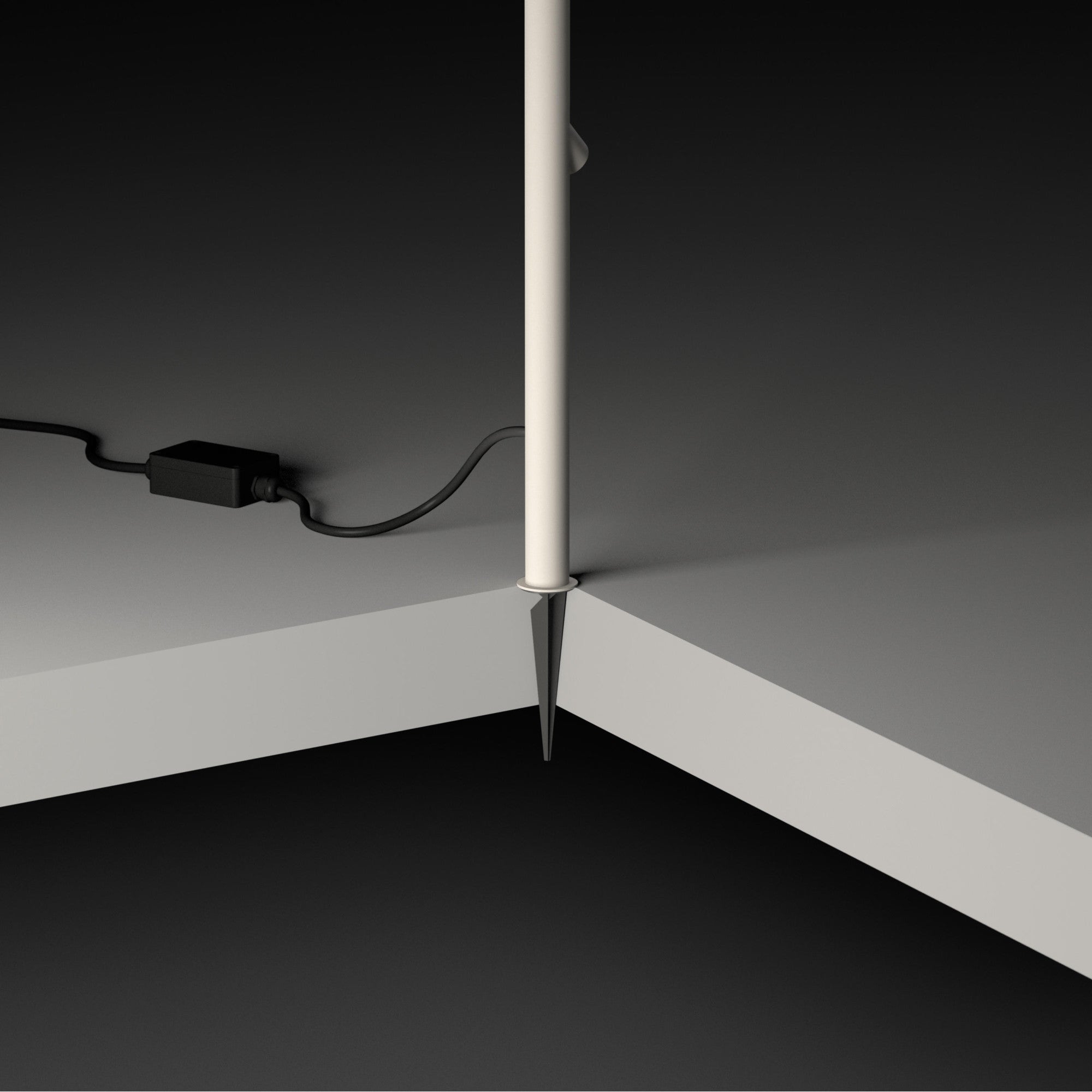 Bamboo 4803 Outdoor Floor Lamp - Khaki-5