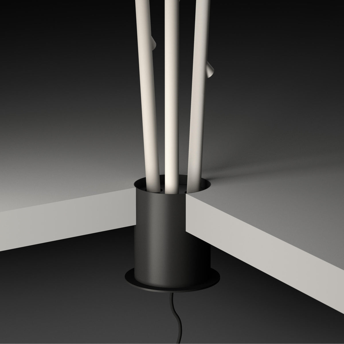 Vibia Bamboo Vibia - Bamboo 4811 Outdoor Floor Lamp - Off-White – Designitch