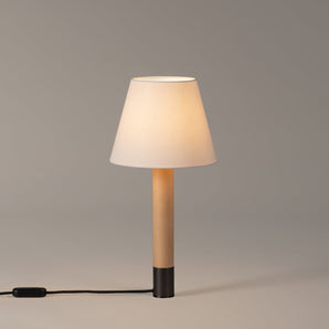 Basica M1 Table Lamp - Bronze/White Linen