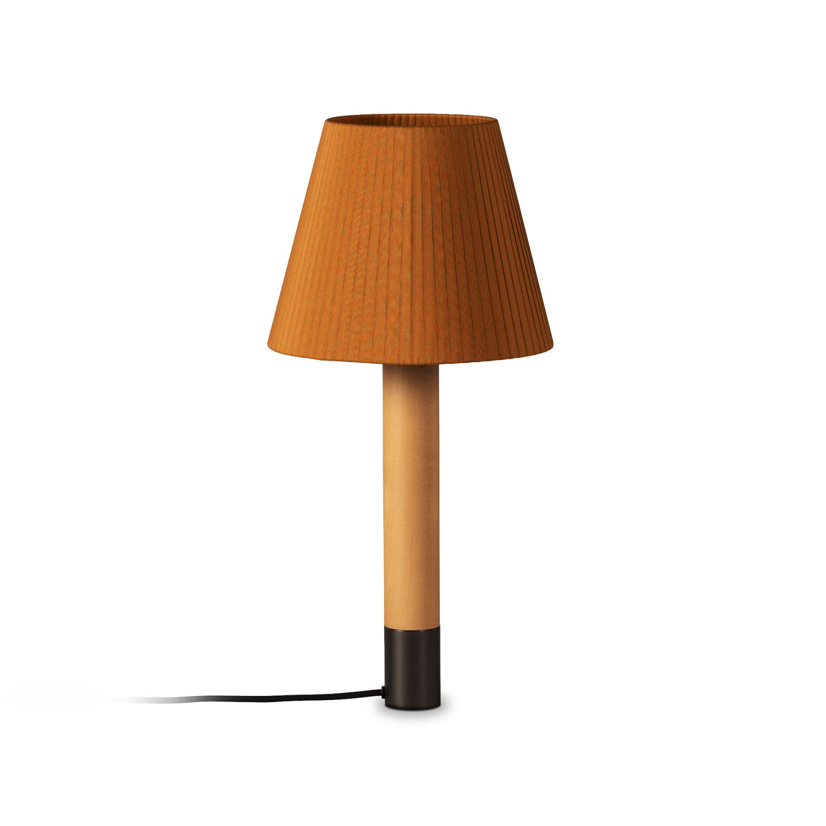 Basica Table Lamp – 25x52 / Metal (Bronze) / Mustard Raw Color Ribbon-1