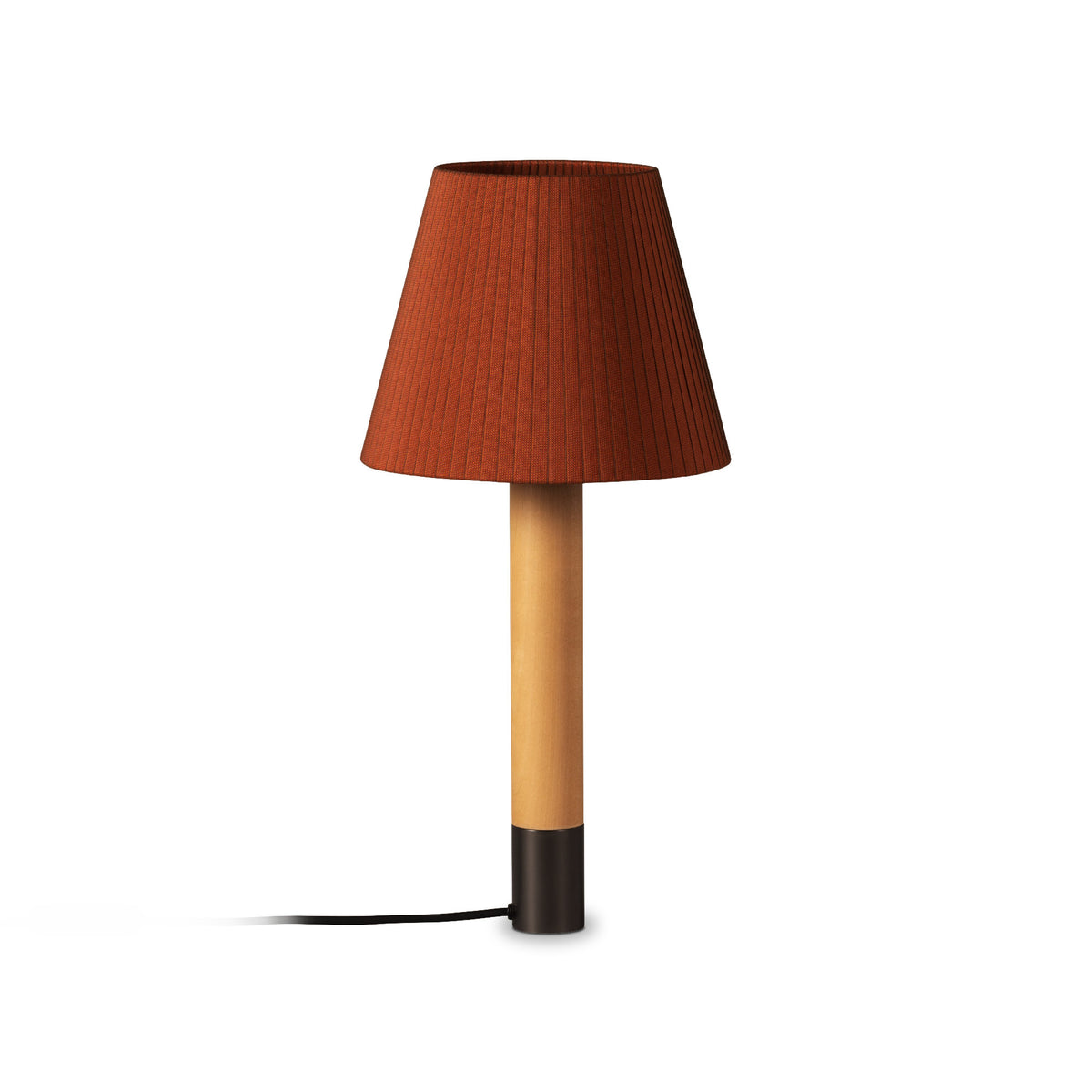Basica Table Lamp – 25x52 / Metal (Bronze) / Tile Raw Color Ribbon-1