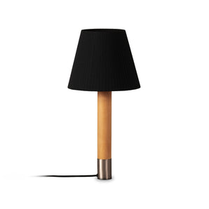 Basica M1 Table Lamp - Nickel/Black Ribbon